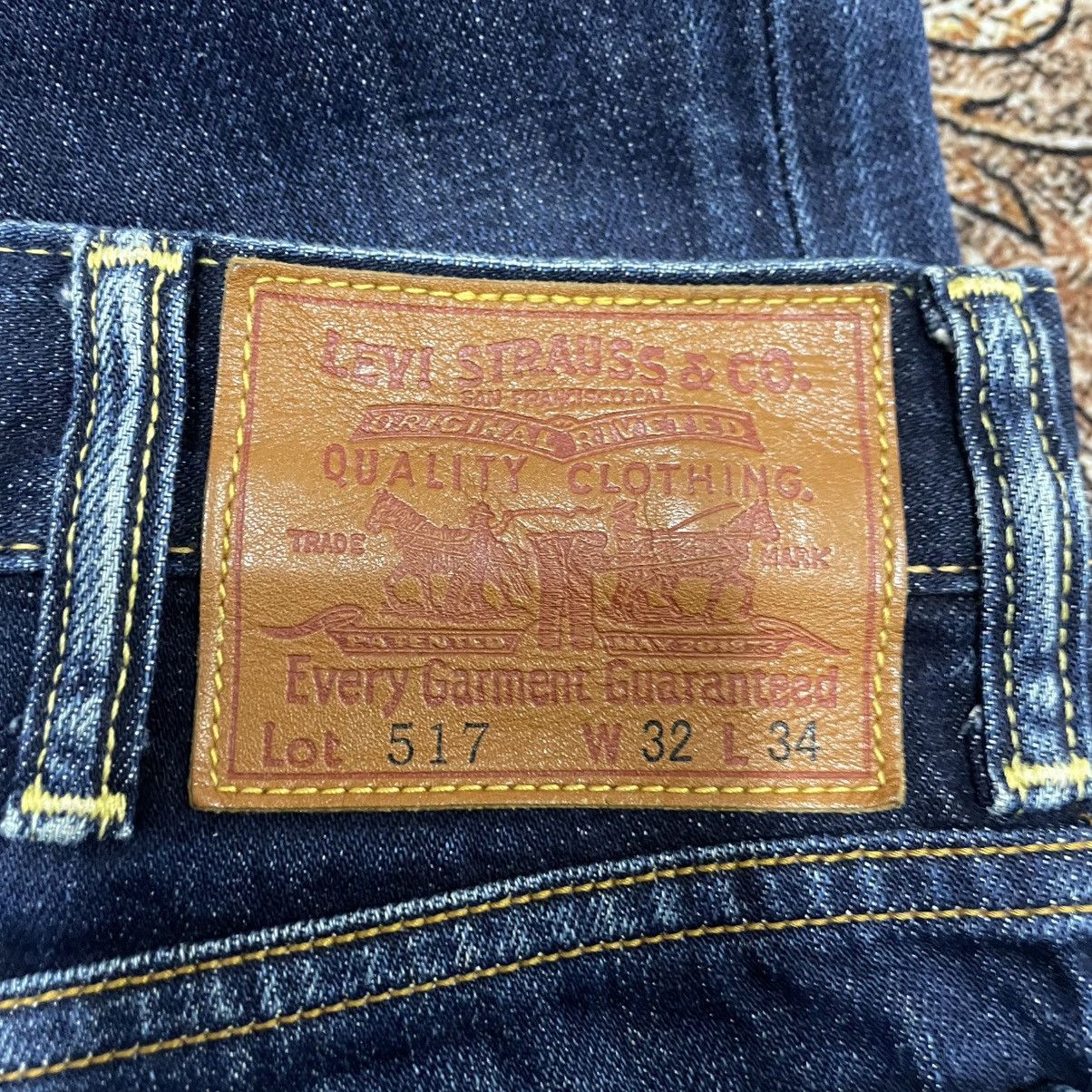 Levi's Vintage Clothing 🔥Vintage Levis 517 Stoned Washed Distress Denim Jeans Size US 33 - 13 Thumbnail