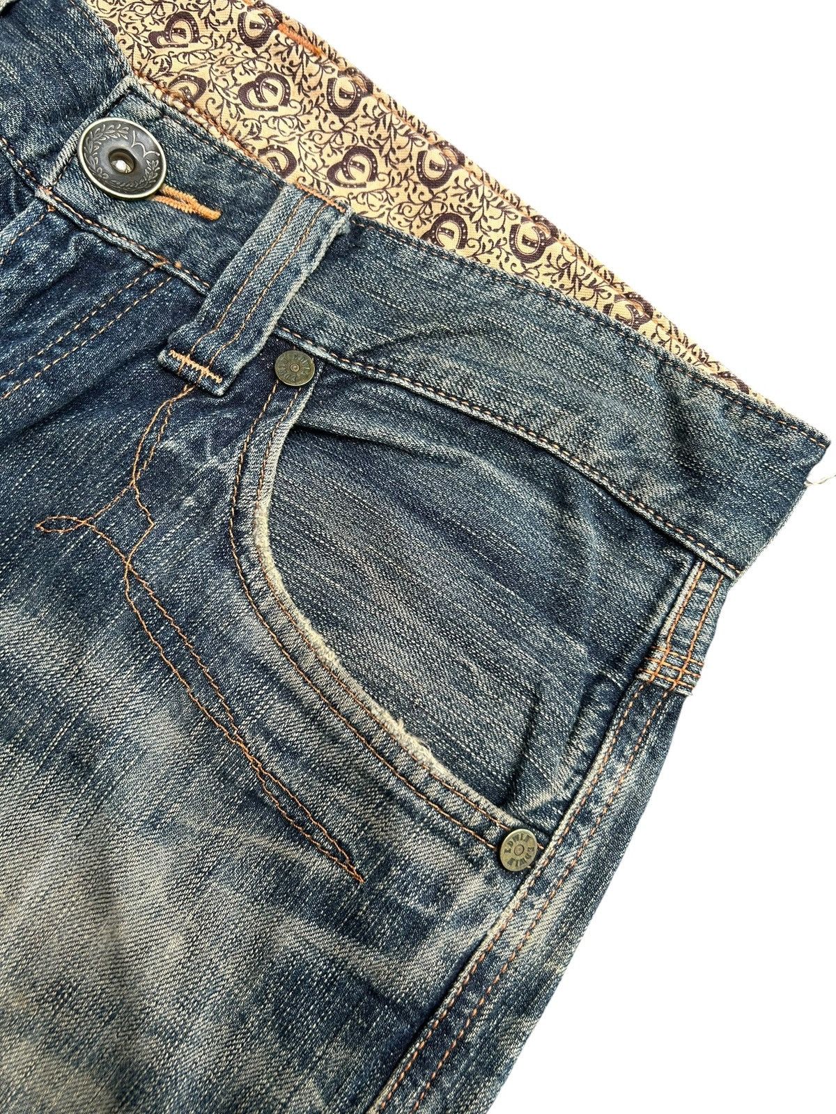 Edwin Vintage Edwin Navajo Japanese Brand Distressed Denim Jeans Size US 34 / EU 50 - 6 Thumbnail