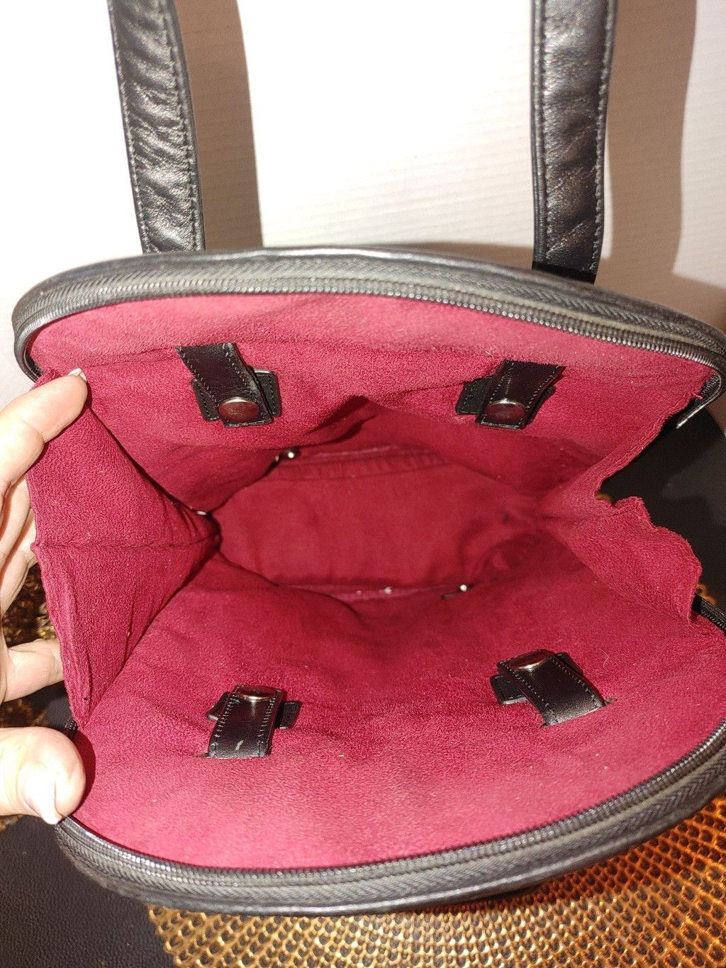 Ferrari Ferreri Carla Leather Bag Size ONE SIZE - 6 Thumbnail