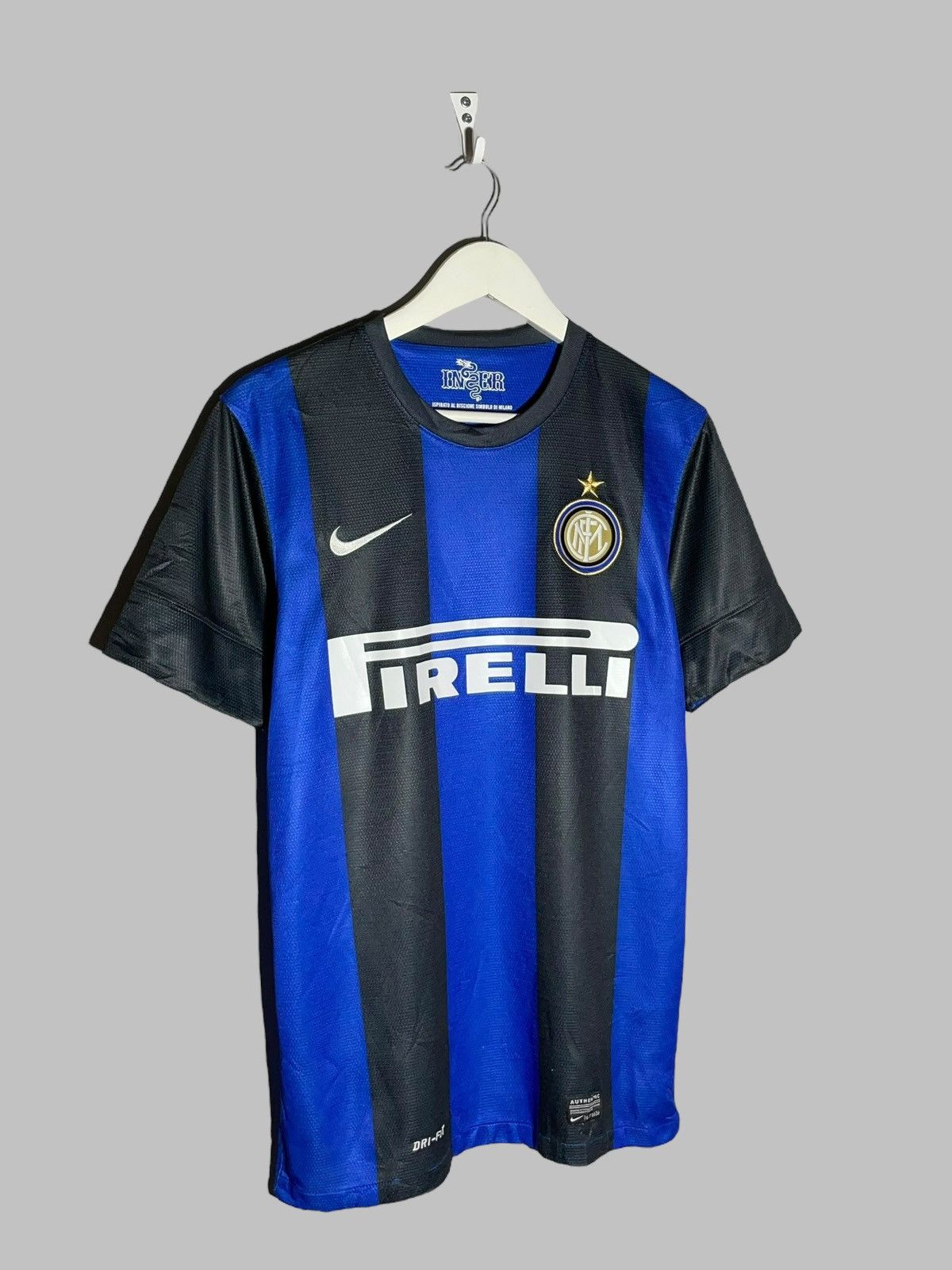 Nike Inter Milan Nike 2012/13 Home Football Shirt Soccer Jersey Size US S / EU 44-46 / 1 - 2 Thumbnail