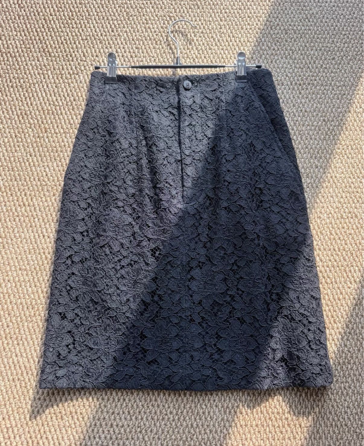 Comme des Garcons COMME des GARÇONS Black Lace Bodycon Skirt K23 Size 25" / US 0 / IT 36 - 4 Thumbnail