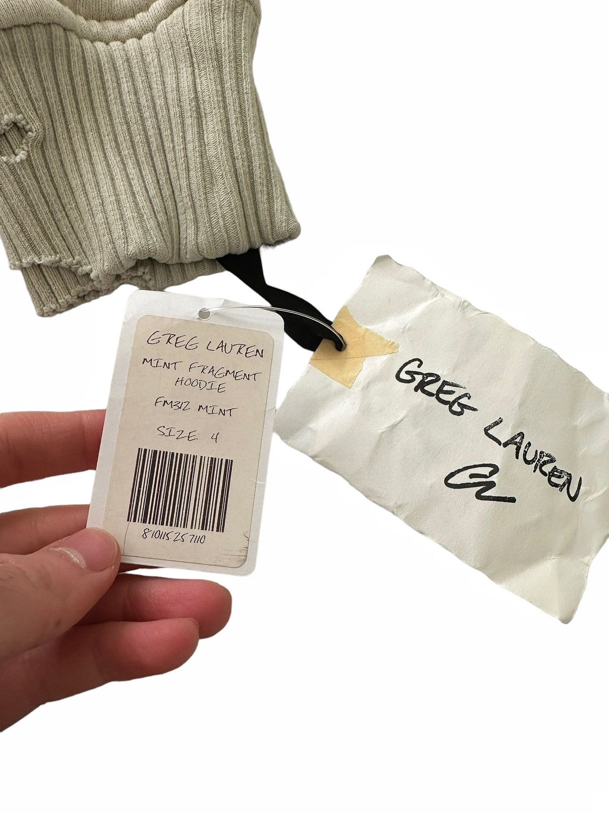 Greg Lauren Sz4 Mint Fragment Hoodie Size US XL / EU 56 / 4 - 4 Thumbnail