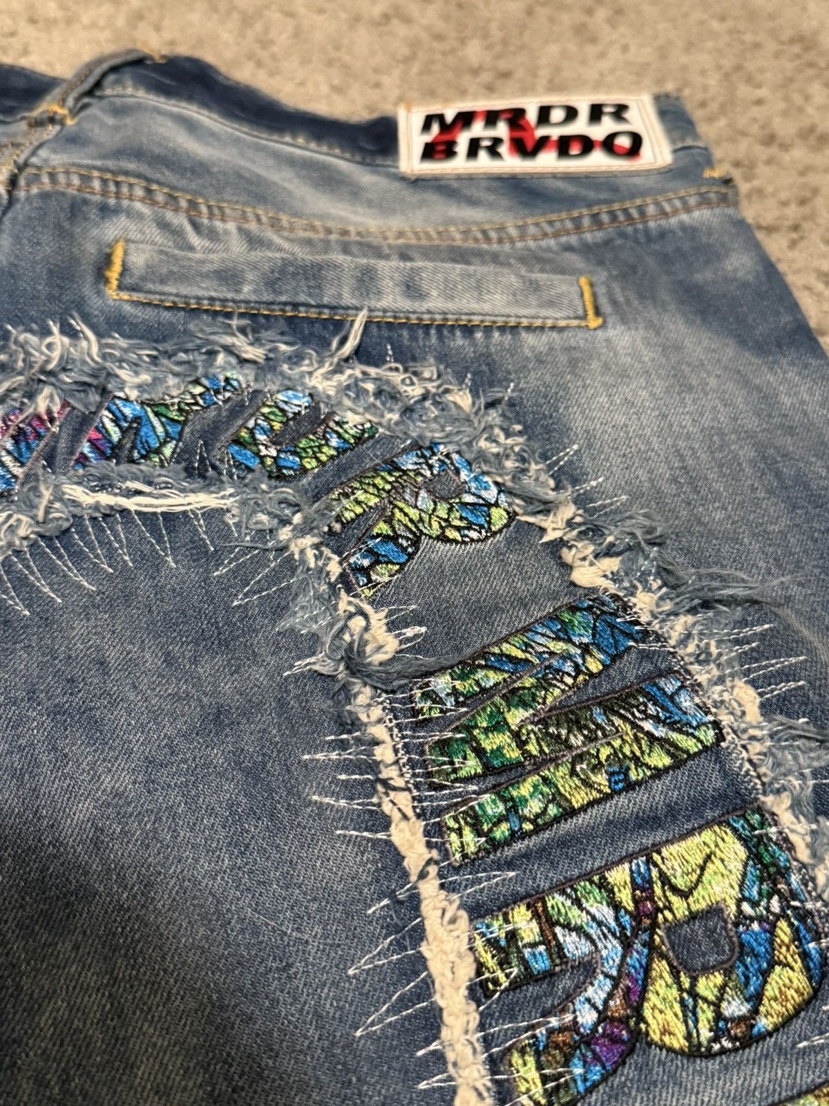 Ev Bravado × Evisu × Who Decides War Evisu x Who Decides War Daicock Carrot Denim Size US 30 / EU 46 - 5 Thumbnail