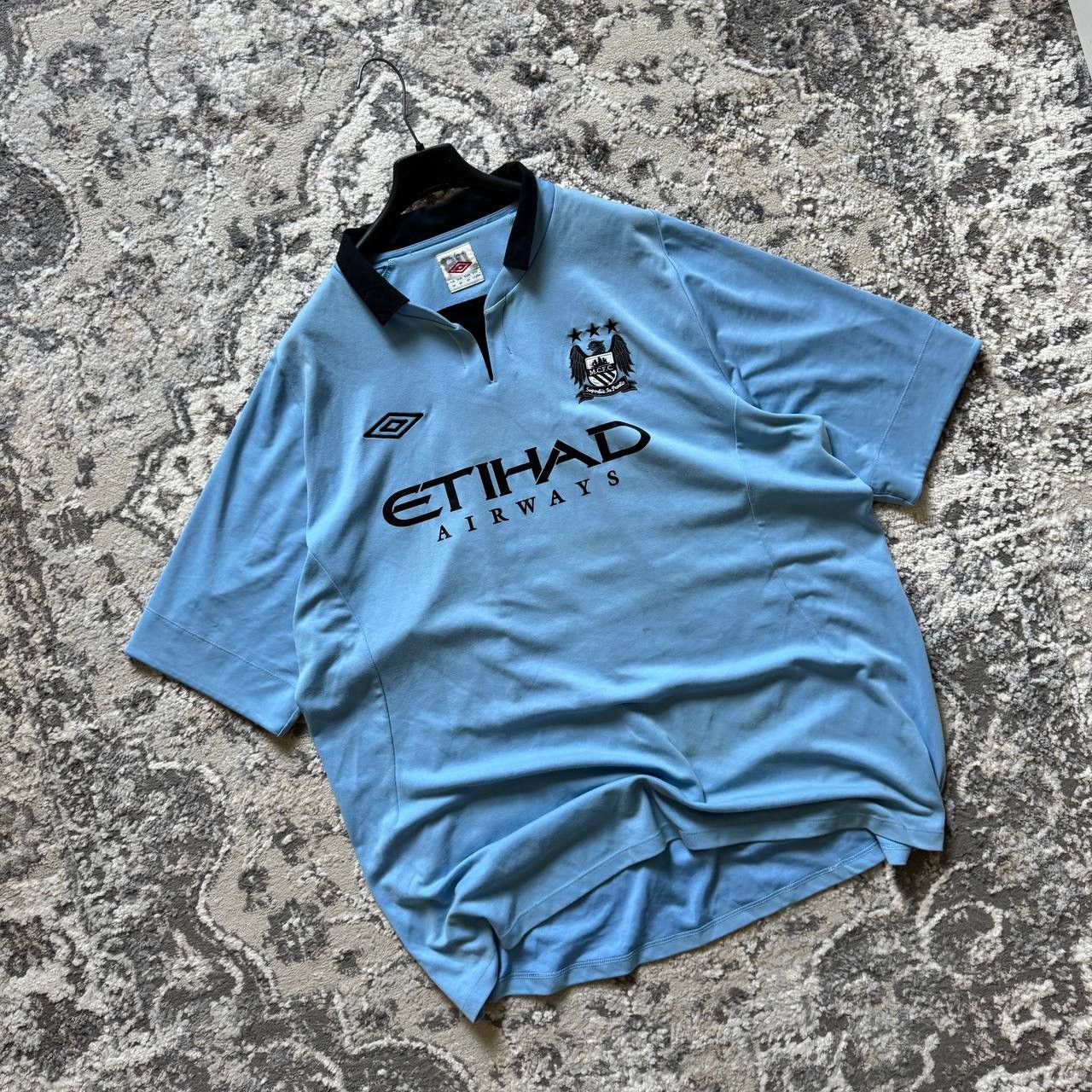 Umbro Umbro Manchester City 2012-2013 Home Soccer Blokecore Jersey Size US XL / EU 56 / 4 - 2 Thumbnail