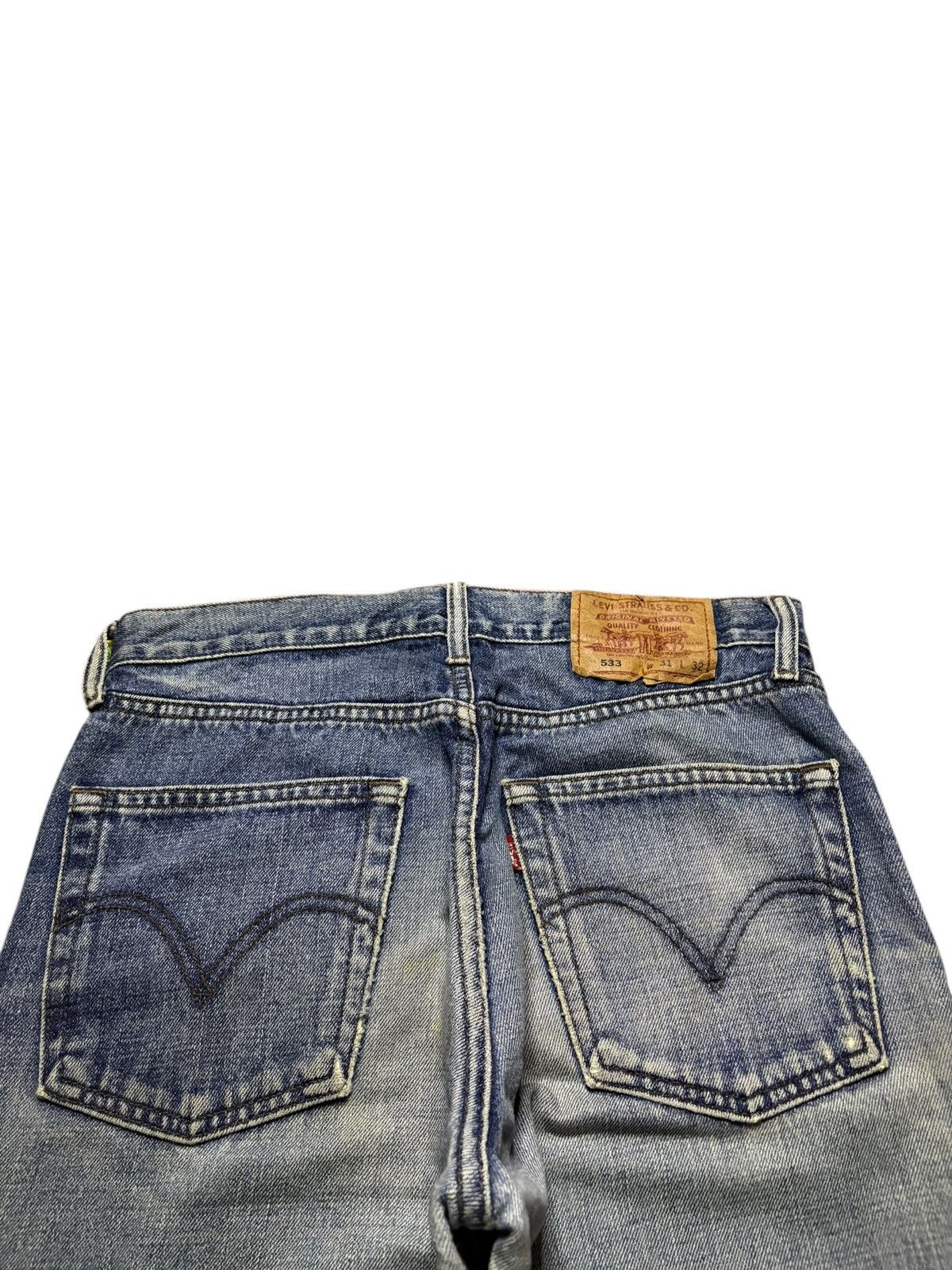 Levi's Vintage 90s Levis 533 Faded Wash Loose Jeans Size US 31 - 8 Thumbnail