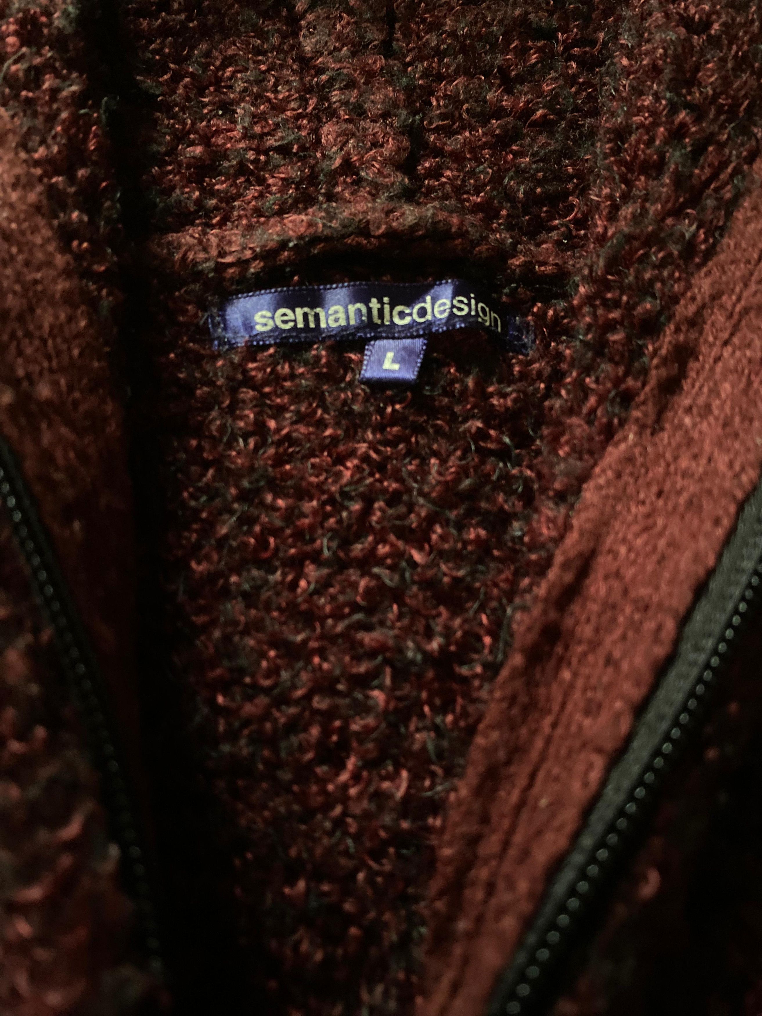 semanticdesign Sematic Design Fuzzy Full Zipper Size US L / EU 52-54 / 3 - 6 Thumbnail