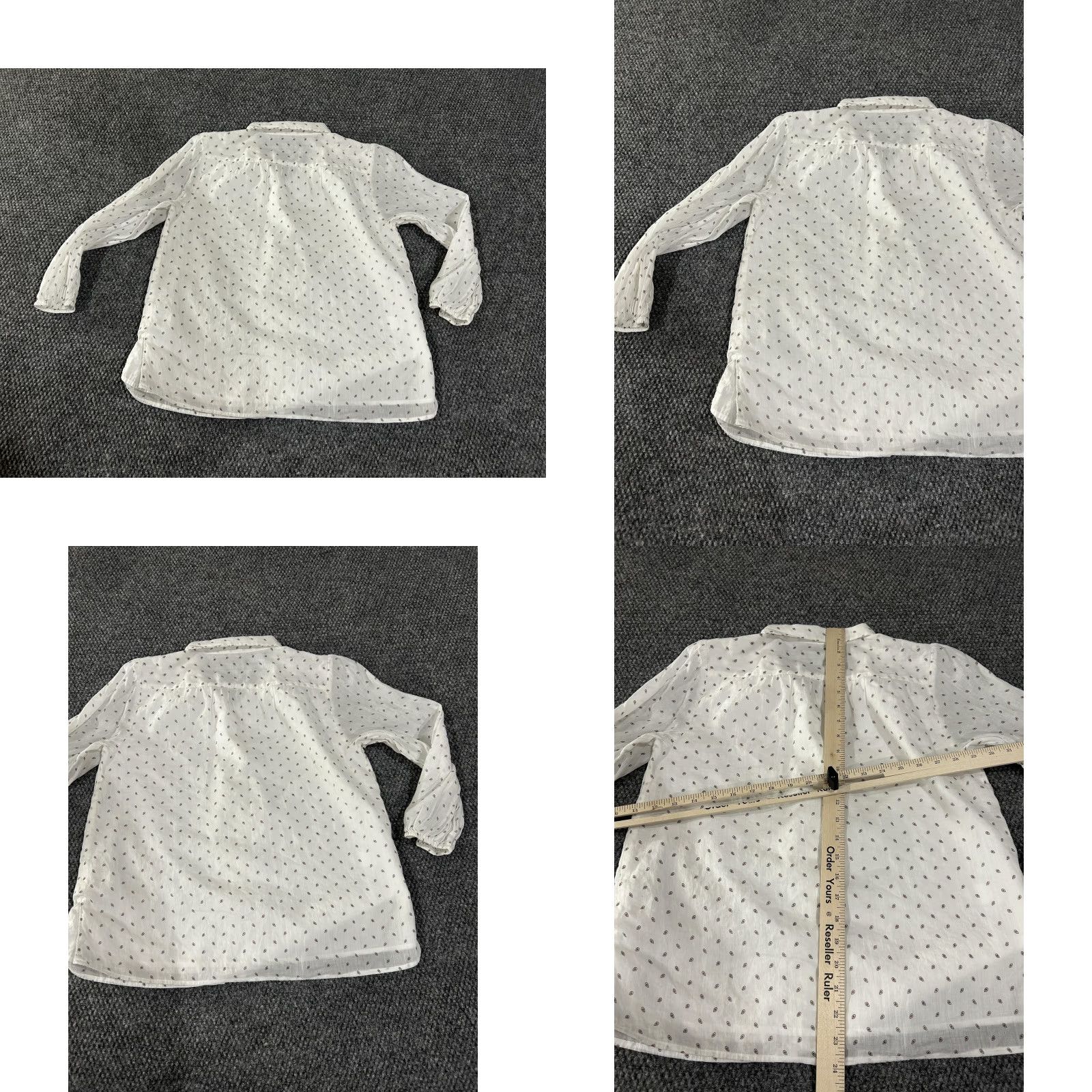 Ann Taylor Ann Taylor White Women's Long Sleeve Button-Up Shirt with Paisley Print User: Ann Taylor White Women's Long Sleeve Button-Up Shirt with Paisley Print Size S / US 4 / IT 40 - 8 Thumbnail