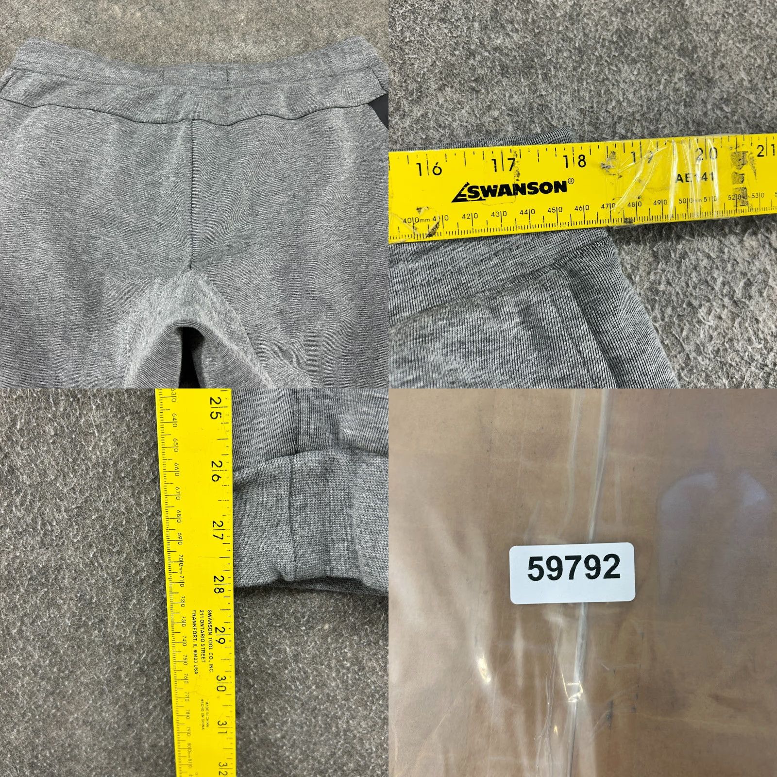 Nike Nike Pants Mens XL Gray Jogger Sweat Swoosh Heather Drawstring Tech Fleece Pack Size US 36 / EU 52 - 8 Thumbnail