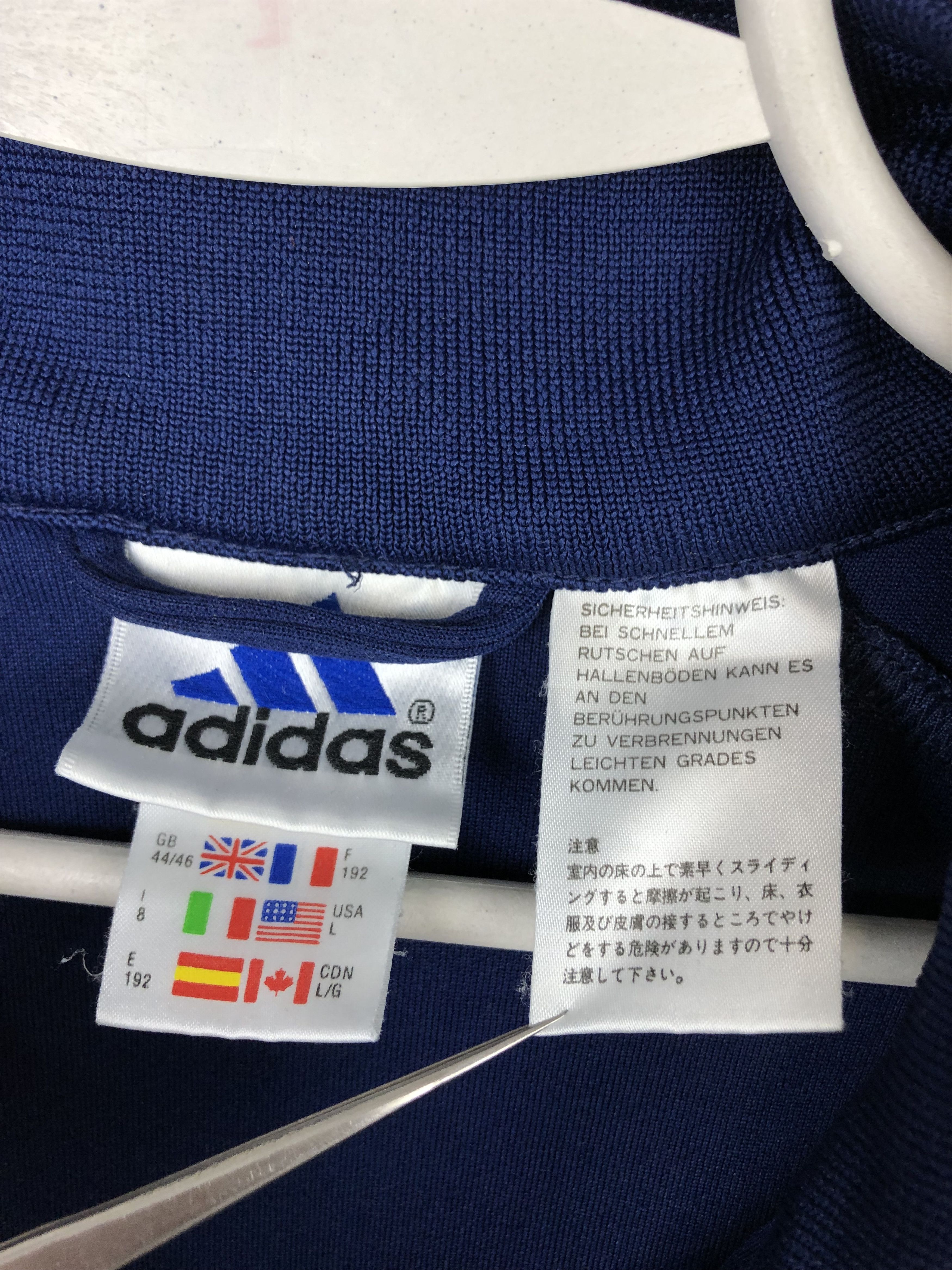 Adidas Vintage Ajax Amsterdam Football Sweatshirt Soccer Jacket Size US L / EU 52-54 / 3 - 4 Thumbnail