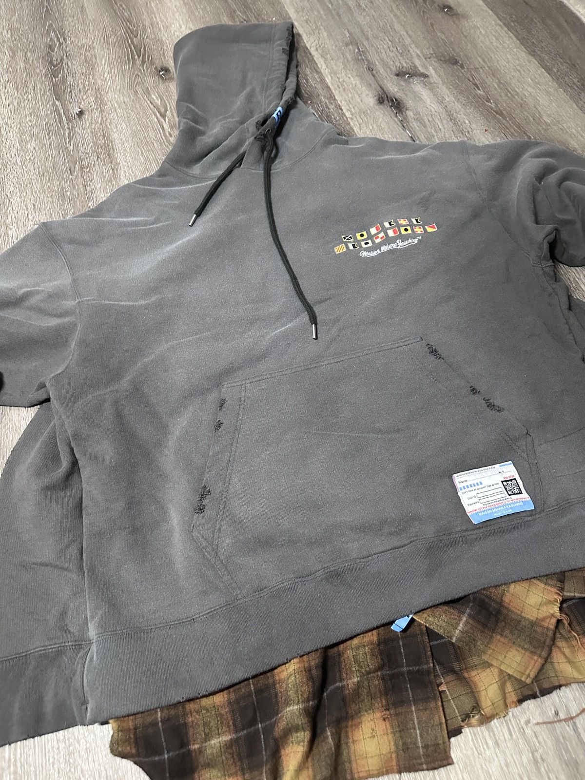Maison MIHARA YASUHIRO Triple Layered Hoodie Size US M / EU 48-50 / 2 - 3 Thumbnail