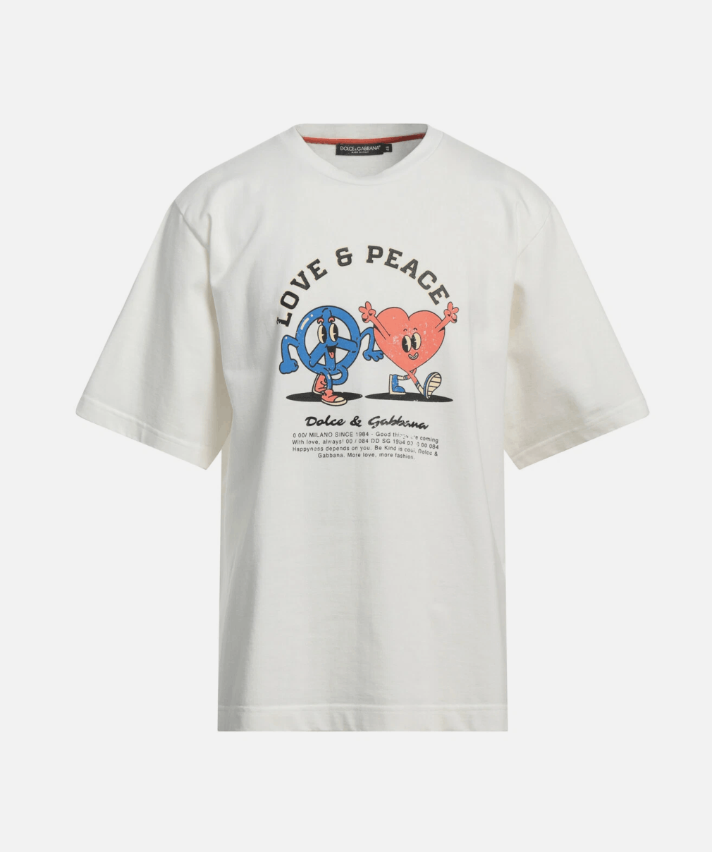 Dolce & Gabbana ハートロゴ 半袖 tシャツ Dolce Gabbana Heart T Shirt | Grailed