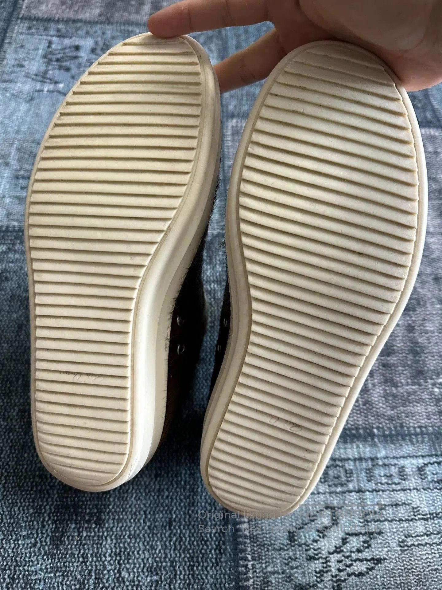 Rick Owens Rick Owens Main Line Brown Horsehair Low. Size US 9 / EU 42 - 6 Thumbnail