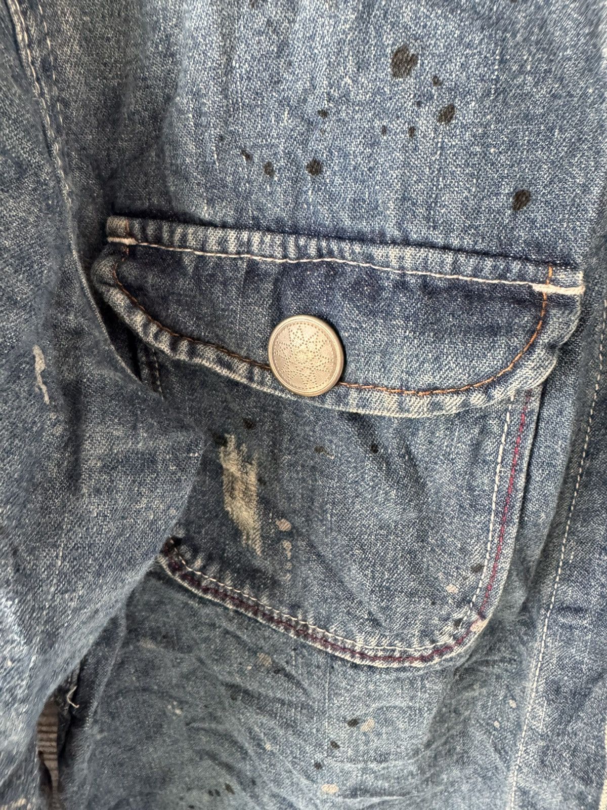 Denime VINTAGE DENIME PAINTER JACKET JEANS Size US M / EU 48-50 / 2 - 6 Thumbnail