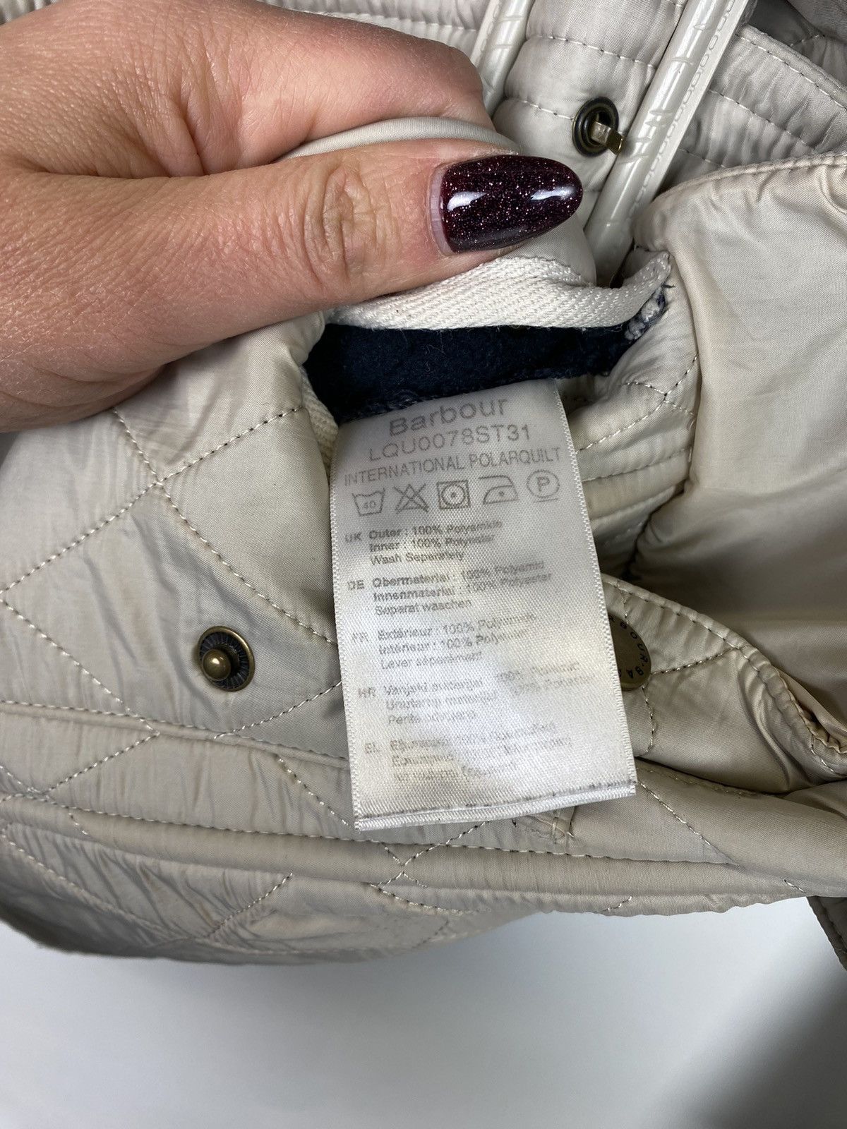Barbour Vintage Barbour International Polar Quilt Jacket Ladies 10 Size M / US 6-8 / IT 42-44 - 11 Thumbnail