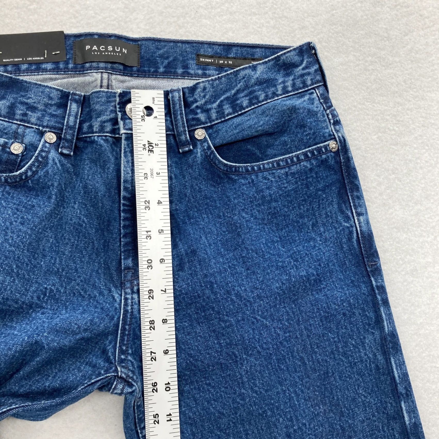 Pacsun PacSun Jeans Mens 30x32 Blue Skinny Fit Denim 5-Pocket Zip Fly Casual Classic Size US 30 / EU 46 - 7 Thumbnail