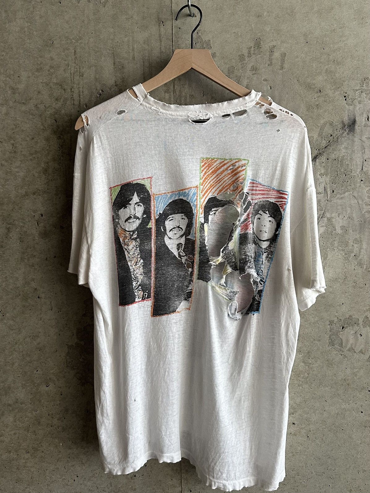 Vintage 89’ Vintage Beatles Single Stitch Tee Size US XL / EU 56 / 4 - 2 Thumbnail