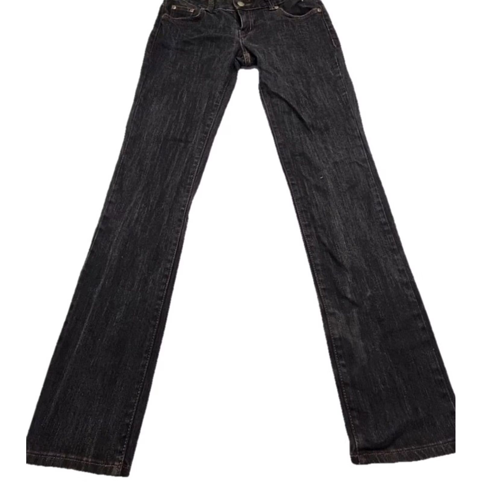 Vintage VINTAGE Chip & Pepper Steamer Lane Skinny Jeans Womens Size 5 Black Stretch Low Rise Denim Cotton Blend Zip Jeans Womens Black Skinny Y2K Vintage Size 27" / US 4 / IT 40 - 3 Thumbnail