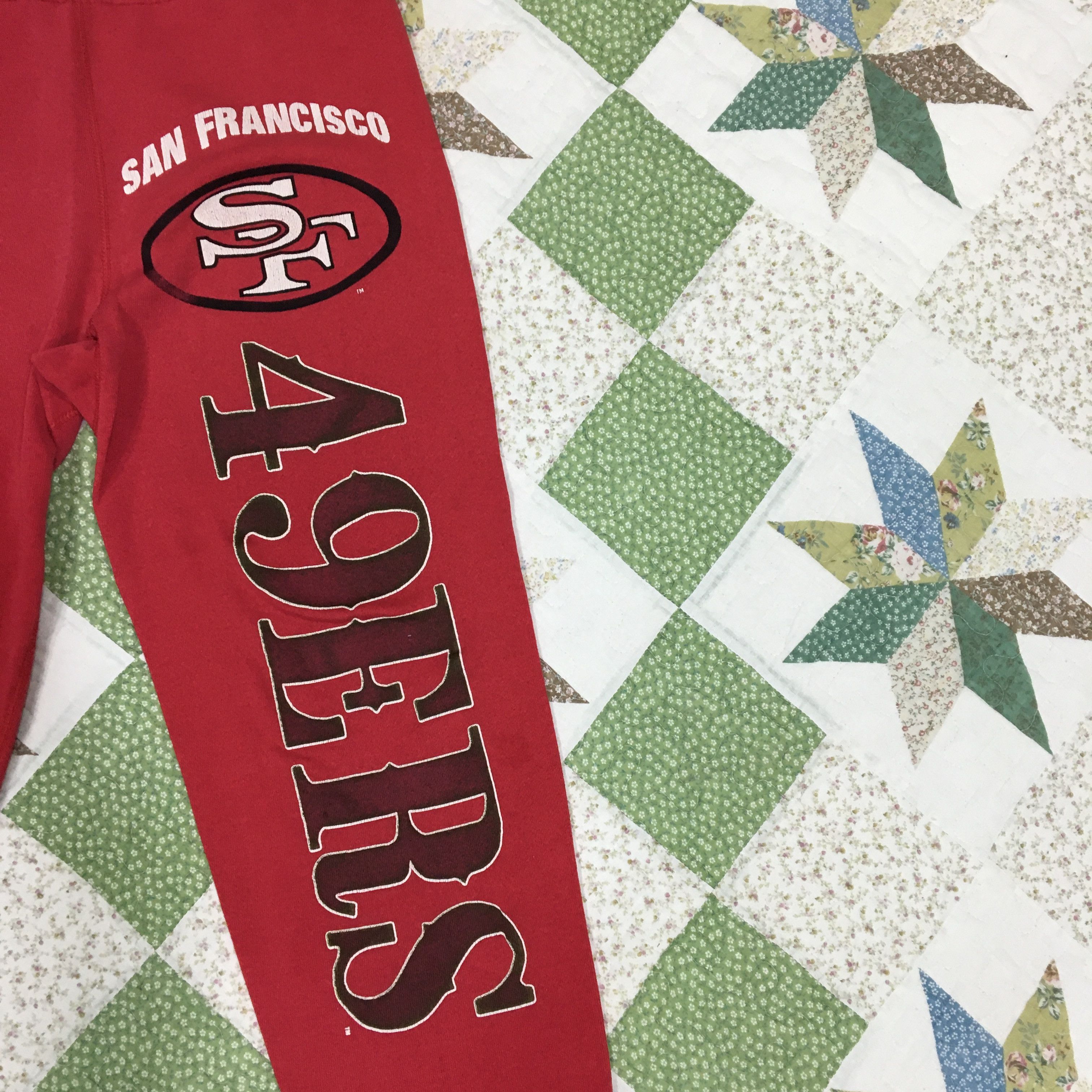 NFL Vintage SAN FRANCISCO 49ers Jogger Pants Size 32" / US 10 / IT 46 - 5 Thumbnail