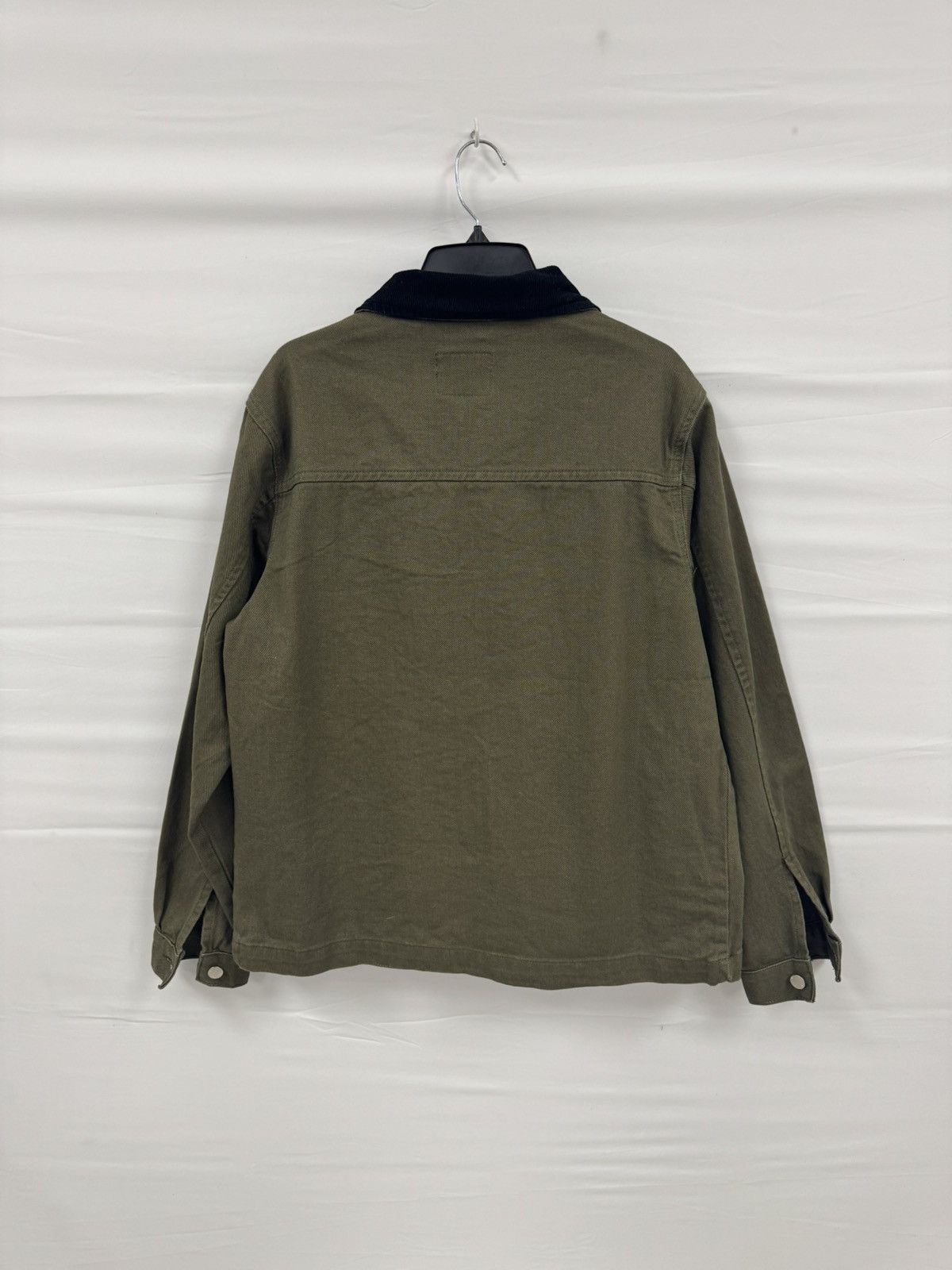 WeSC WeSC ‘Station’ Work Jacket, Olive Green/Black Cord Collar Size US M / EU 48-50 / 2 - 8 Thumbnail