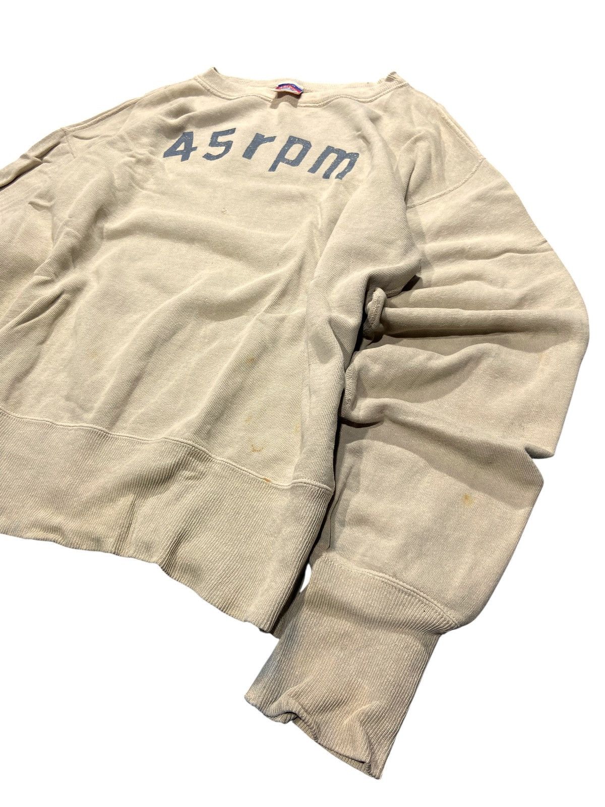 45rpm 45rpm Japanese Brand Sweatshirt trash destroyed Size US L / EU 52-54 / 3 - 5 Thumbnail