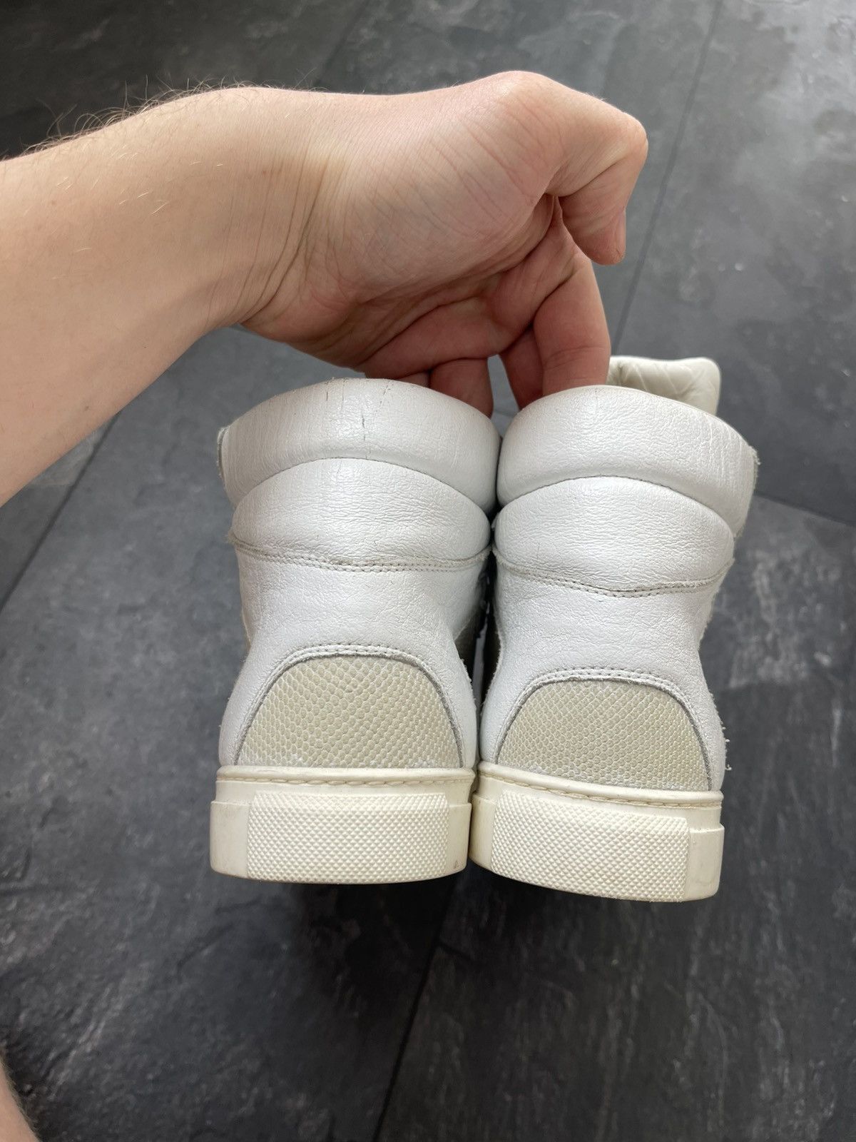 Balenciaga × Vintage BALENCIAGA high leather sneakers Size US 8 / IT 38 - 11 Thumbnail