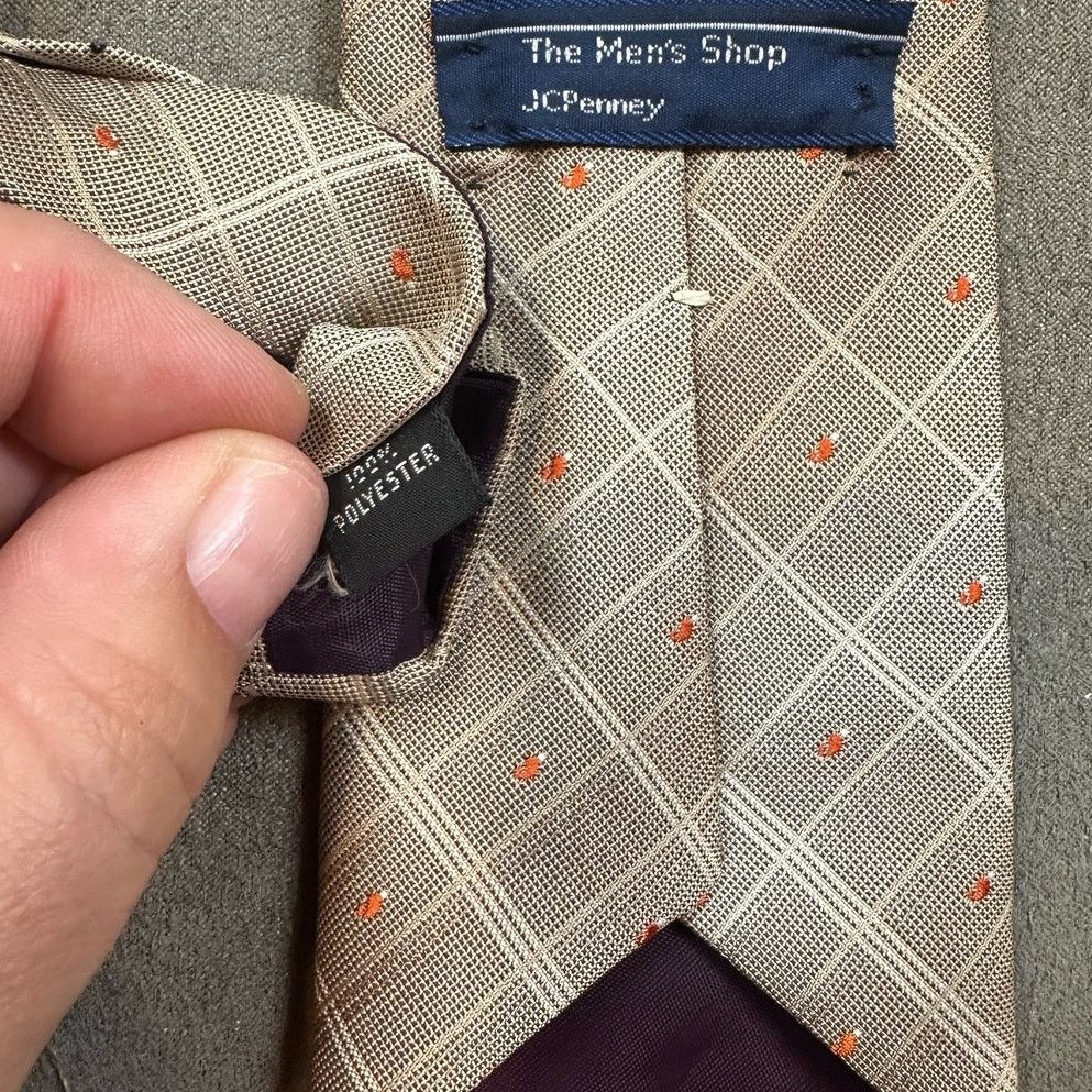 Other Vintage Neck Tie JC Penney Men's Shop 70s 80s Western Size ONE SIZE - 5 Thumbnail