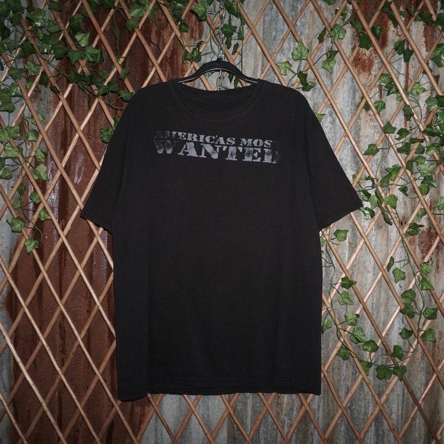 Vintage XL -Vintage Y2K America’s most wanted gangster 2000s t-shirt Size US XL / EU 56 / 4 - 2 Thumbnail