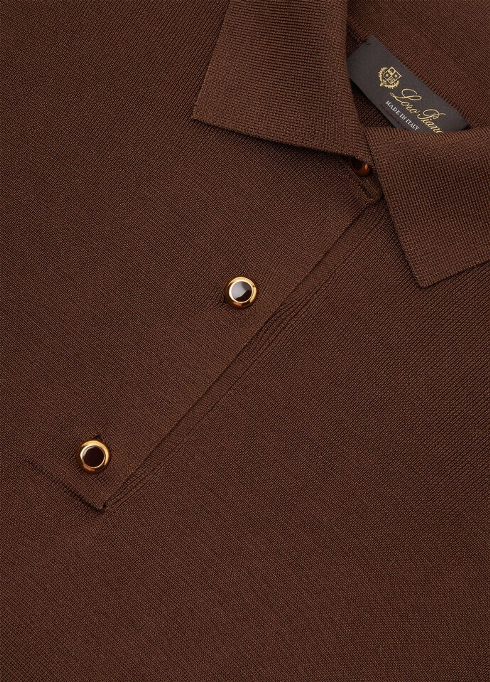 Loro Piana o1srvl11e0526 FAP6276 Lyskamm Midi Dress in Brown Size M / US 6-8 / IT 42-44 - 7 Thumbnail