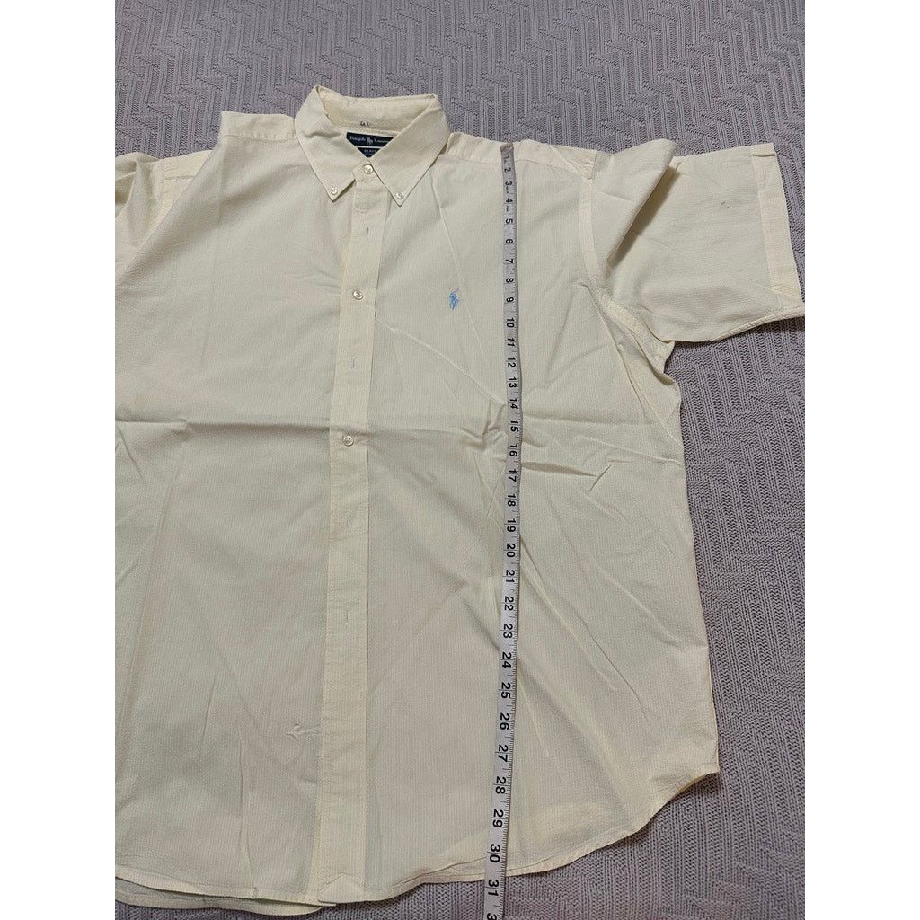 Ralph Lauren Ralph Lauren Blake yellow short sleeve button down Size US XL / EU 56 / 4 - 7 Thumbnail