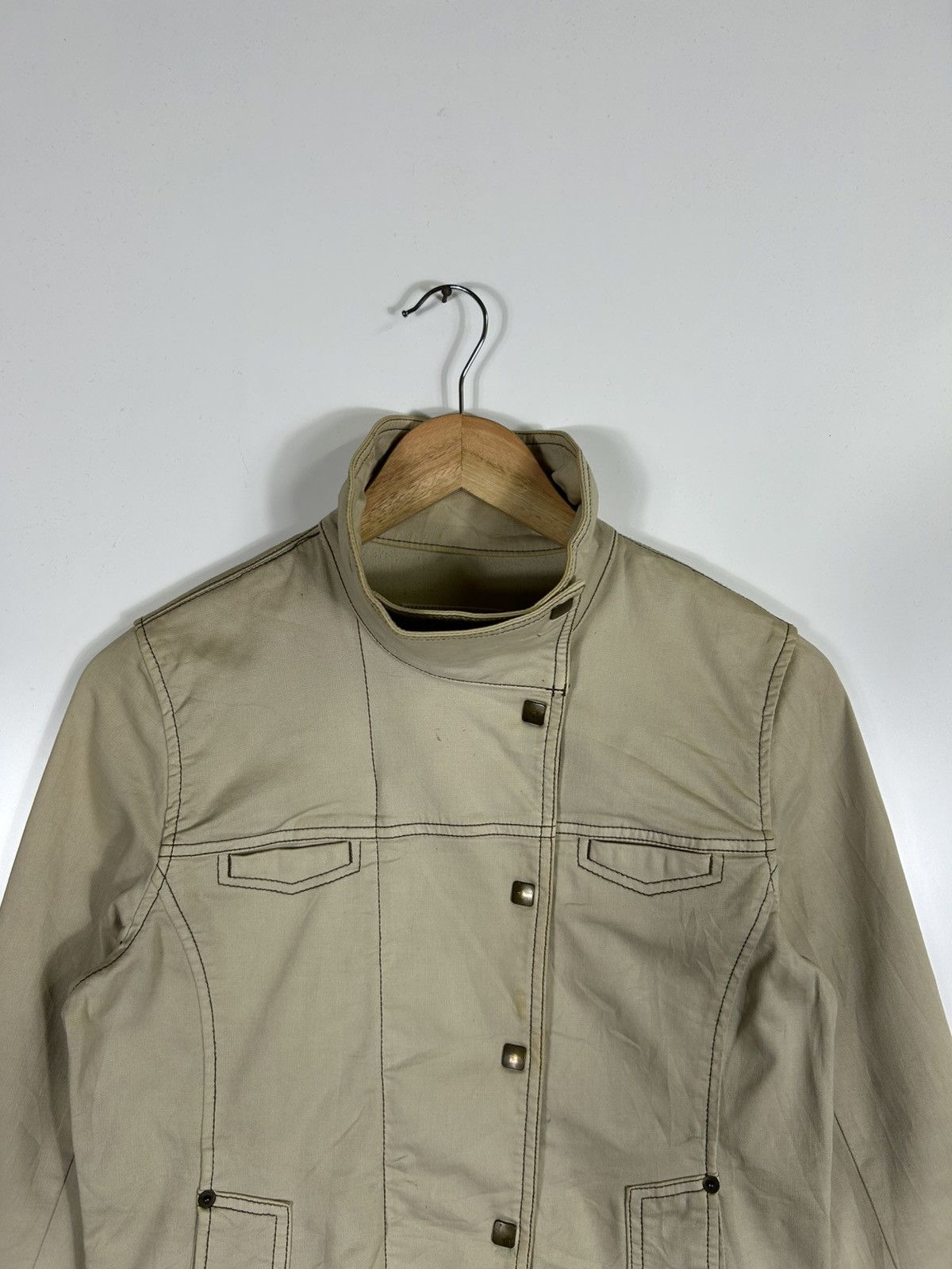 Japanese Brand × Vintage 🔥Swirl Bondage Zipper Jacket Size XS / US 0-2 / IT 36-38 - 4 Thumbnail