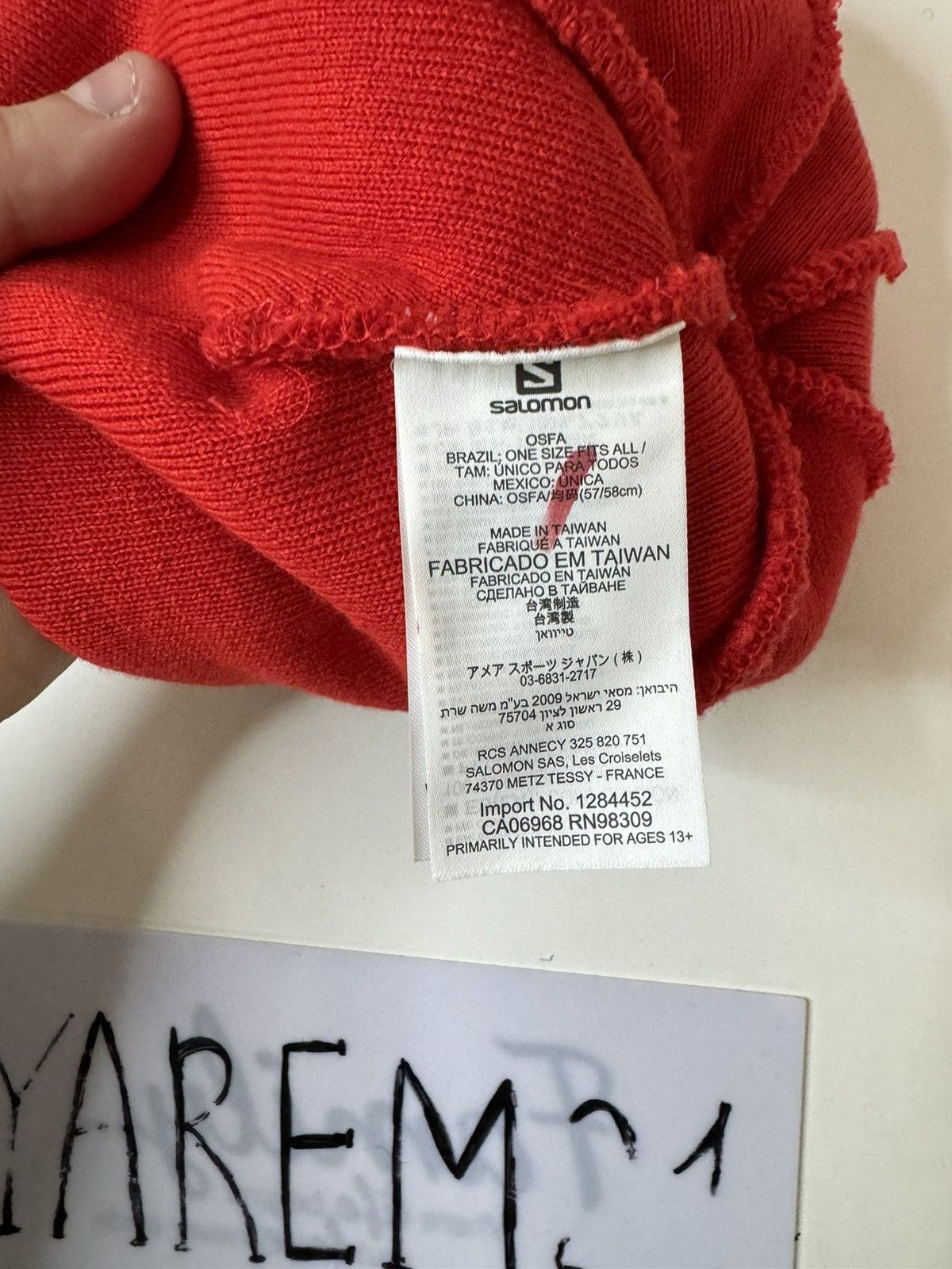 Vintage Salomon hat cap Size ONE SIZE - 3 Thumbnail