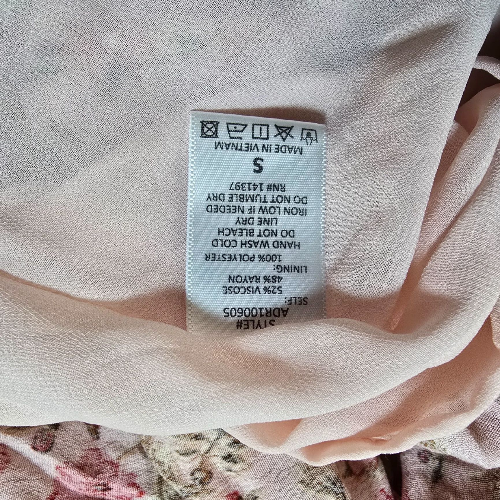 ASTR The Label VINTAGE? ASTR The Label Dress Womens Size Small Pink Floral A Line Cottage Prairie Casual Size S / US 4 / IT 40 - 7 Thumbnail