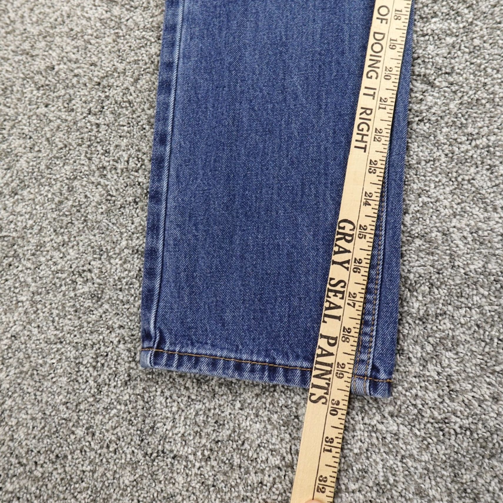 Levi's Levi's Jeans 505 Straight Denim Blue 30X30 Mens Regular Cotton Jeans Size US 30 / EU 46 - 3 Thumbnail