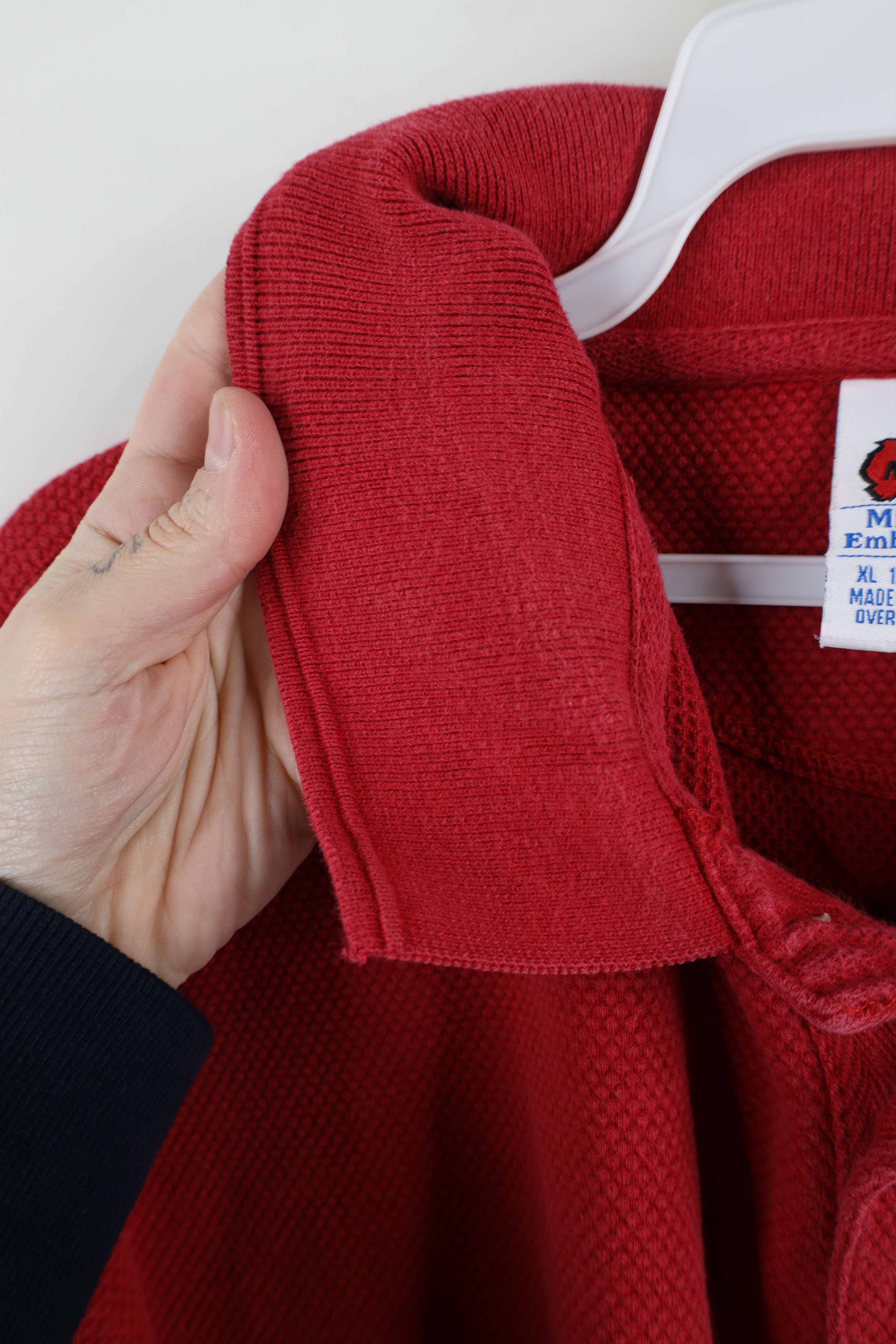 Vintage Vintage 90s Ohio State University Thermal Collared Shirt Size US XL / EU 56 / 4 - 8 Thumbnail