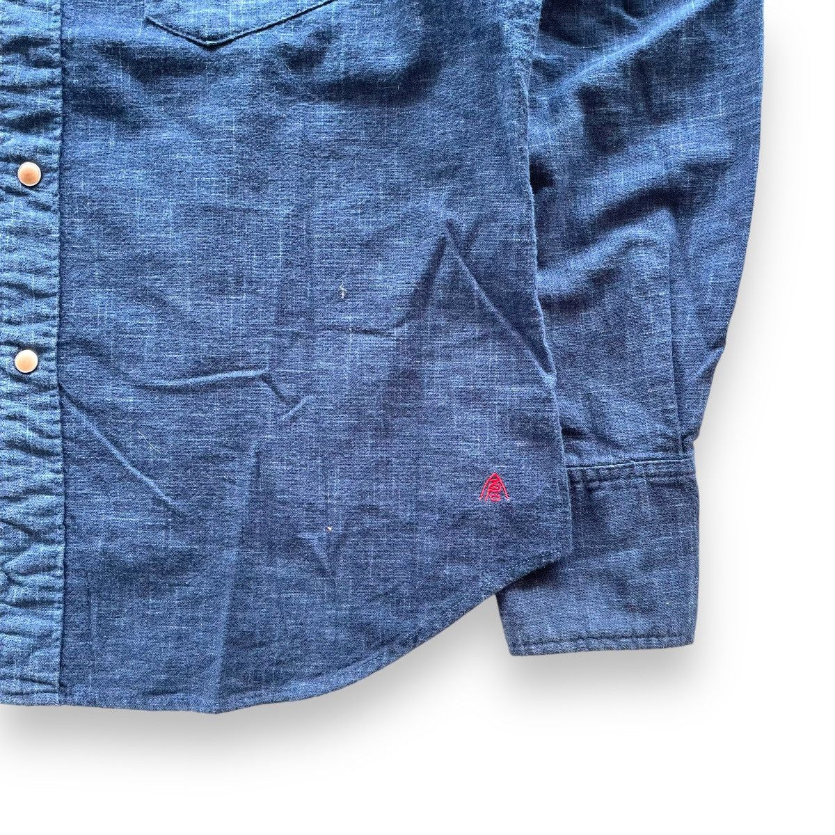 Eternal × Indigo × Japanese Brand Eternal Kurashiki Kojima Indigo Button Up Shirt Size US L / EU 52-54 / 3 - 5 Thumbnail