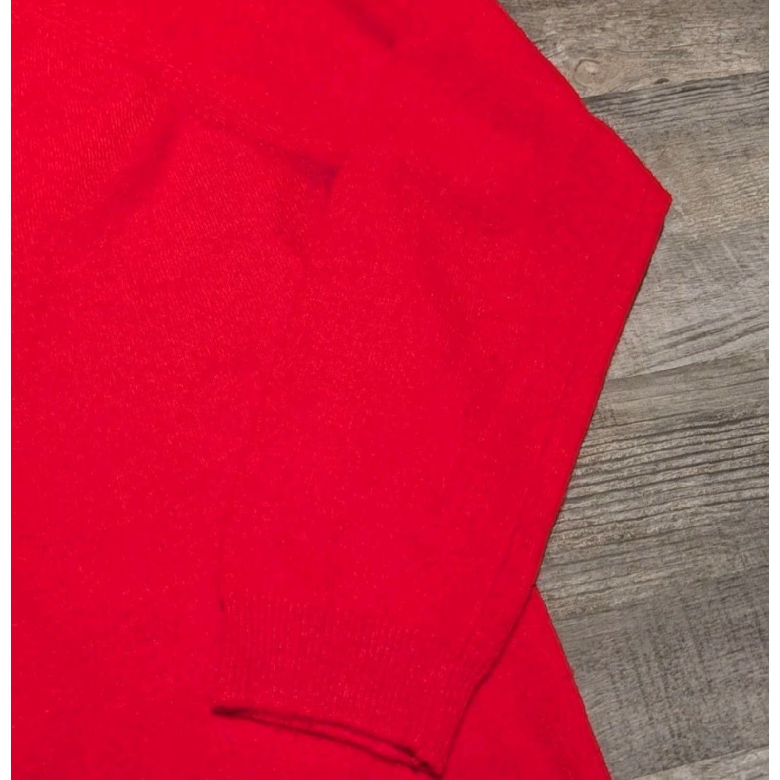 Vintage VINTAGE Garland Dreamspun Women's Red Pullover Sweater S/M 1950s 60s Secretary/Geek Look Mens? Size S / US 4 / IT 40 - 3 Thumbnail