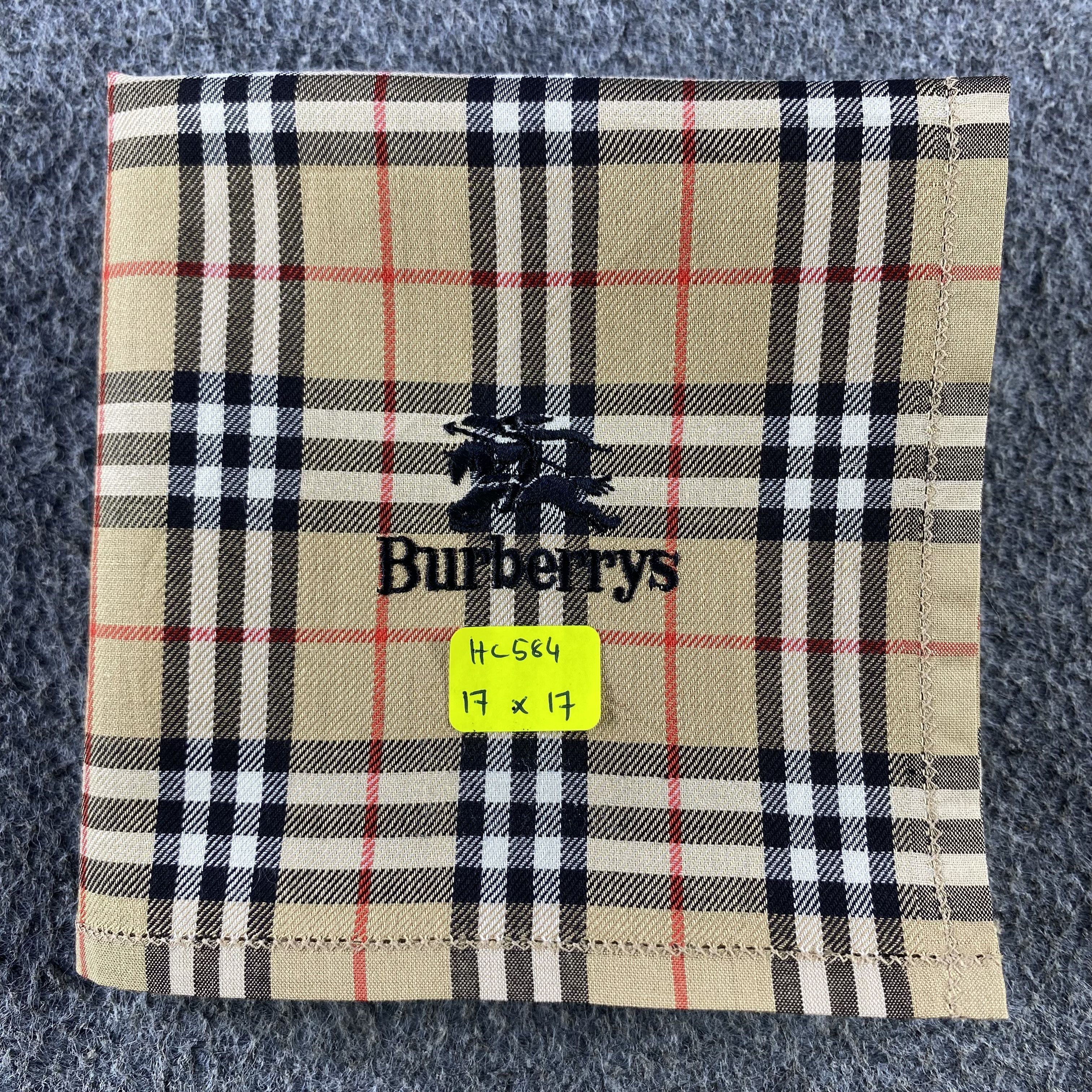 Burberry × Vintage Burberry Handkerchief/Neckerchief/Bandana HC584 Size ONE SIZE - 6 Thumbnail