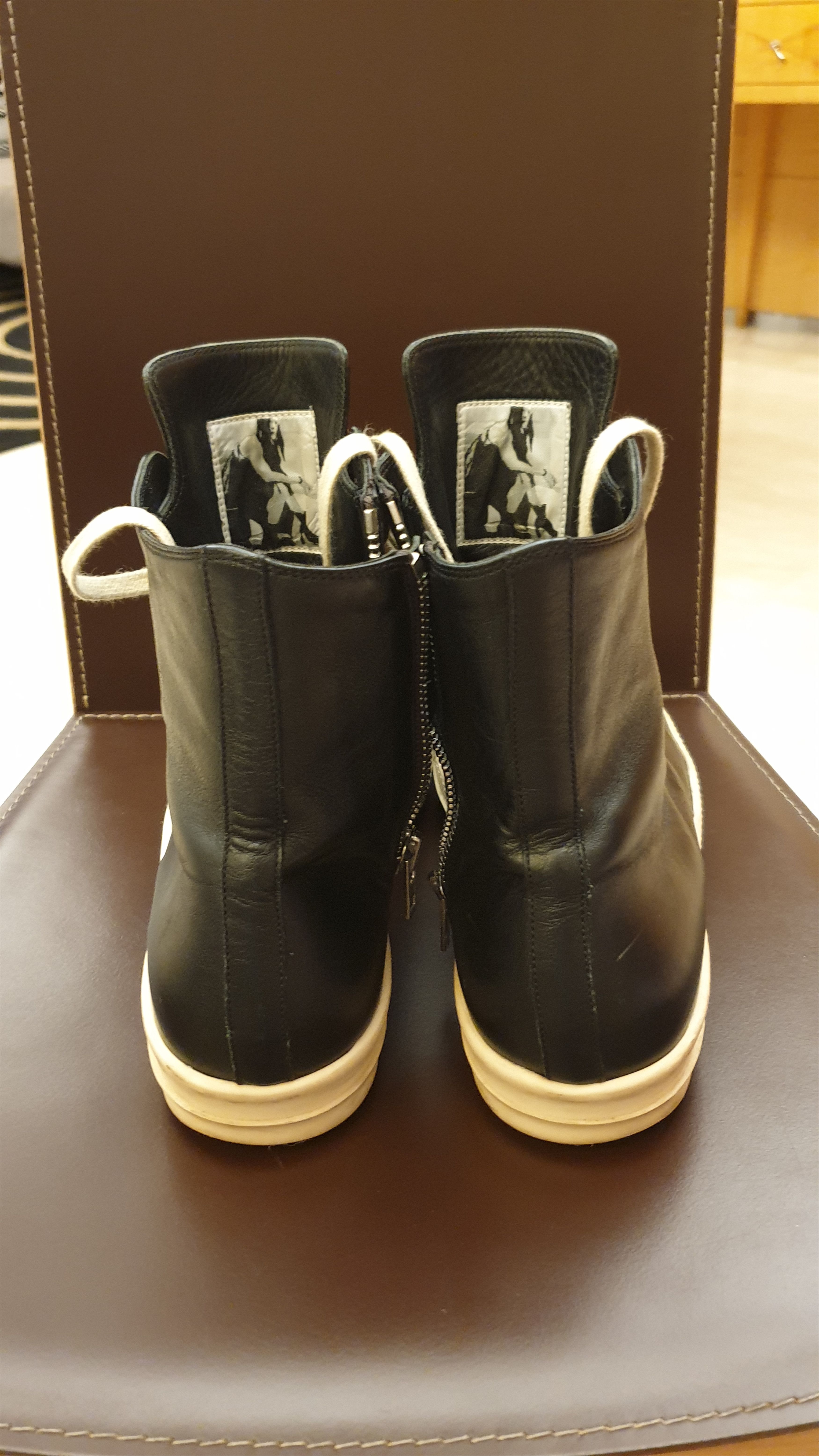 Rick Owens Rick Owens Ramones high leather boots Size US 11 / EU 44 - 8 Thumbnail