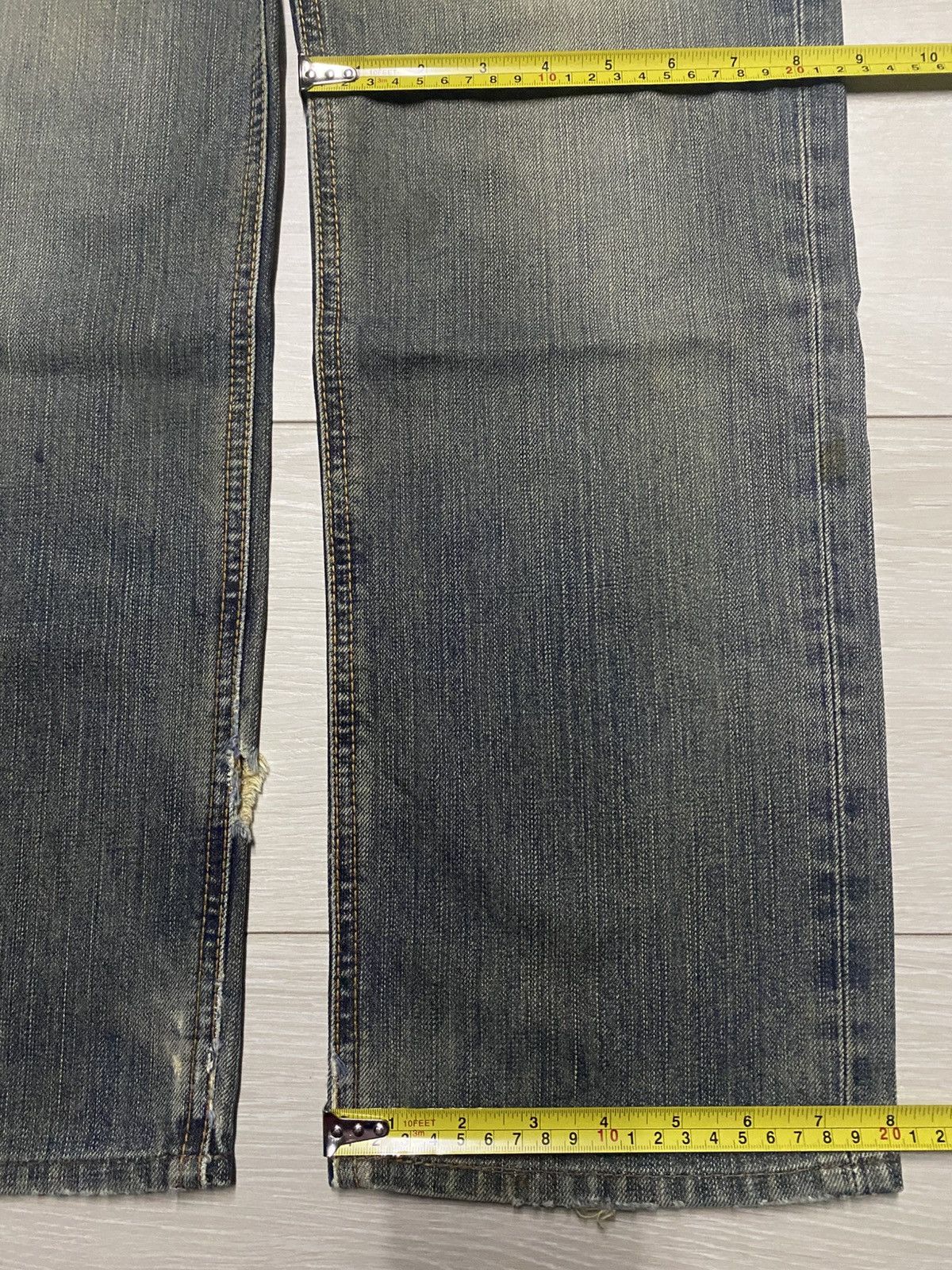 Edwin Vintage Japanese Brand Edwin 503 Faded Distressed Jeans Size US 31 - 14 Thumbnail