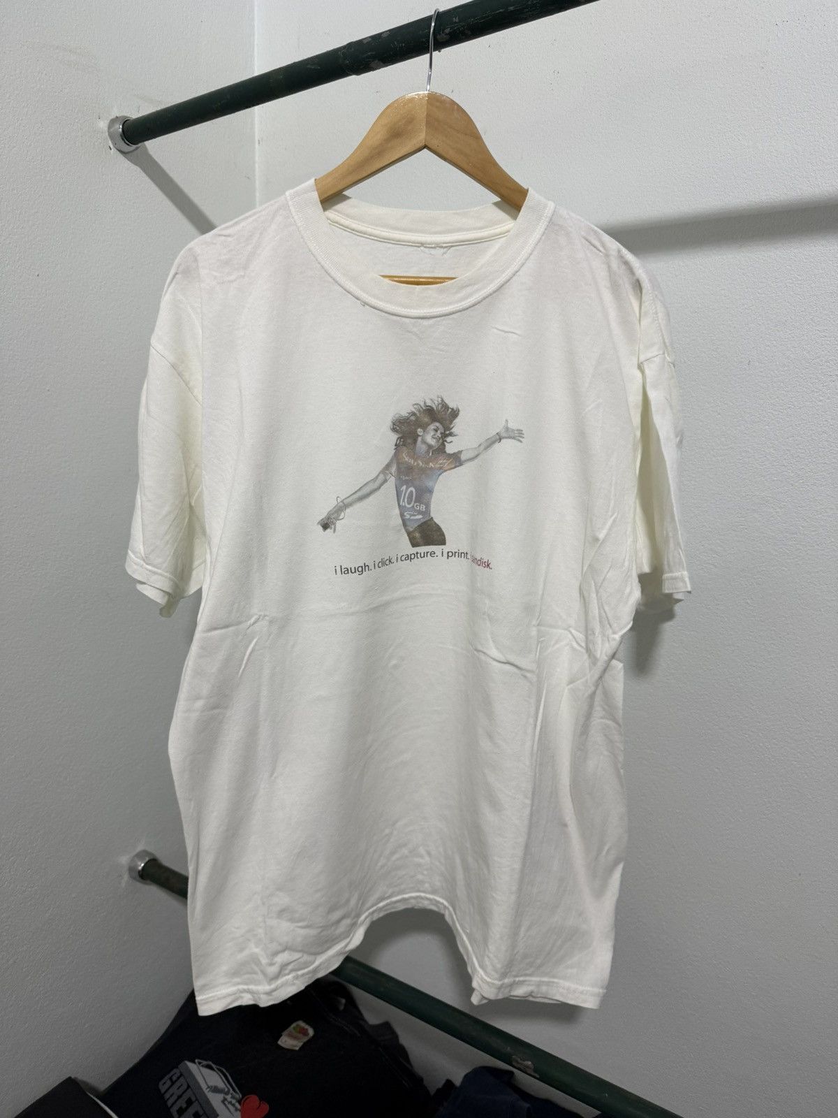 Apple × Microsoft × Vintage Vintage SanDisk Graphic Tee Size US XL / EU 56 / 4 - 2 Thumbnail