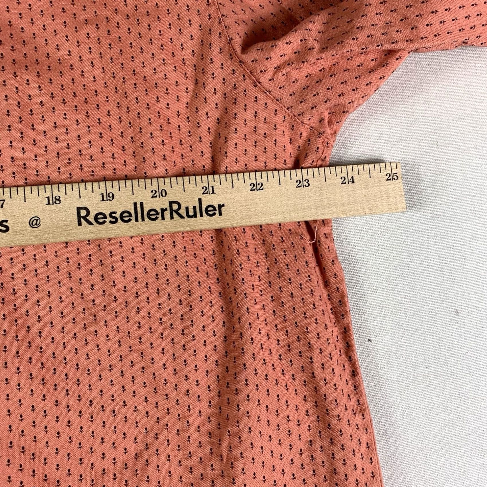 Scully Scully Shirt Womens Large Pink Button Up Mandarin Collar Western Cowboy Shirt Size L / US 10 / IT 46 - 4 Thumbnail