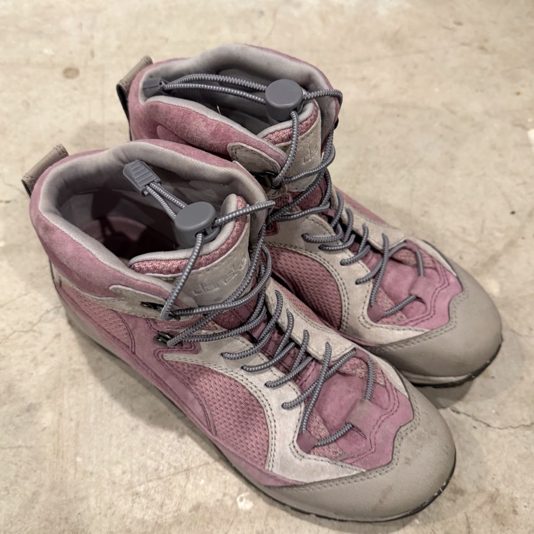 Dansko VINTAGE Dansko Hiking Boots Women Pink Mauve 9 US 40 EU Dansko 4358961624 Posy Leather Boots Size US 9 / IT 39 - 2 Thumbnail