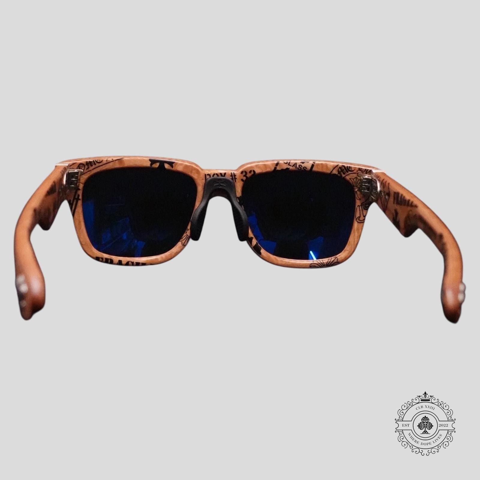 Chrome Hearts Chrome Hearts Lilith Glasses in Wood/Silver Size ONE SIZE - 3 Thumbnail