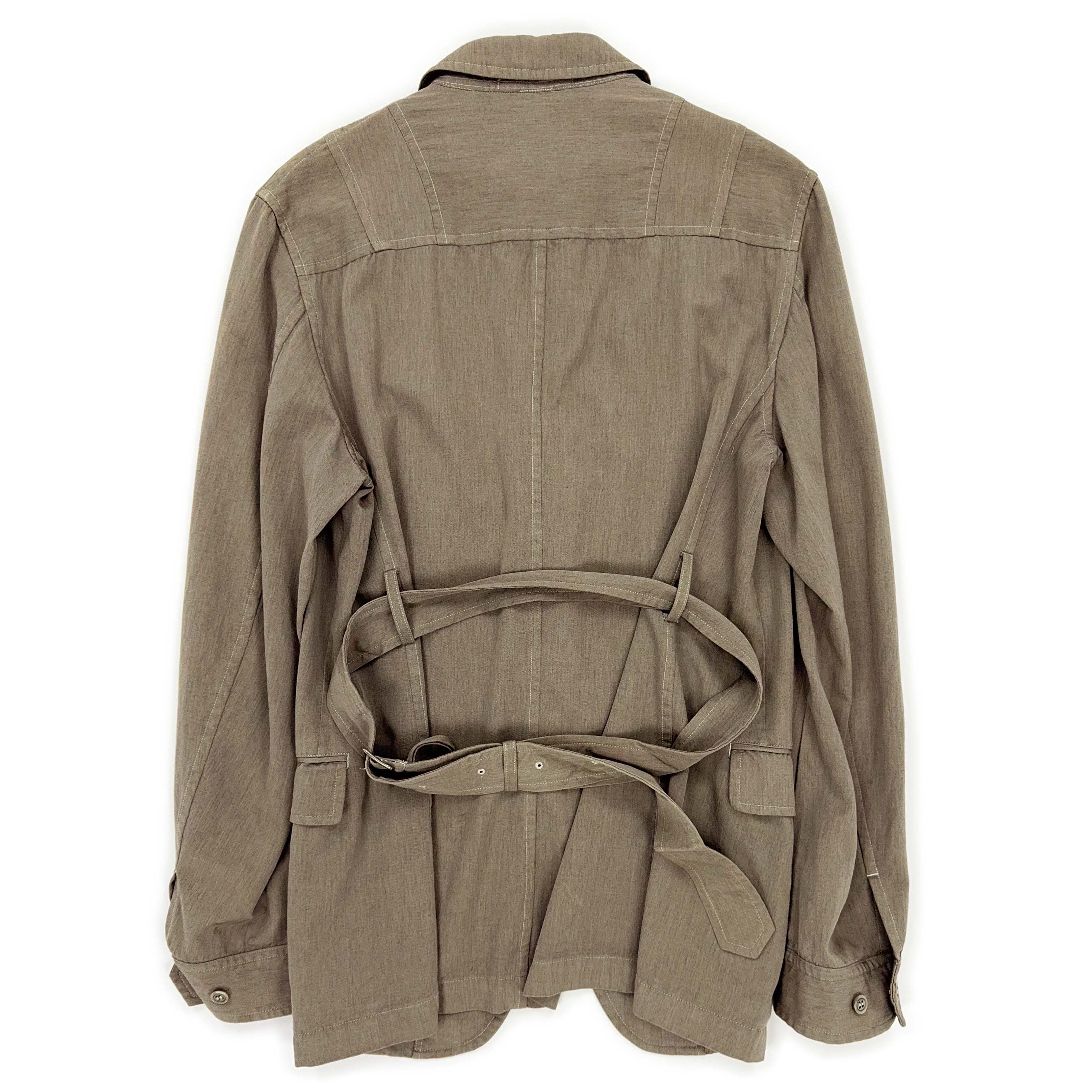 Comme des Garcons Homme Plus SS99 Reversible Belted Wool Jacket Size US M / EU 48-50 / 2 - 3 Thumbnail