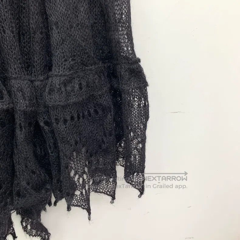 Dior Dior Black mulberry silk lace lace knitted skirt Size 25" / US 0 / IT 36 - 5 Thumbnail