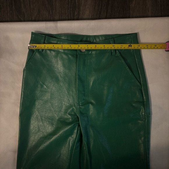 PRINCESS POLLY Princess Polly Ashlea Pu Faux Leather Wide Leg Pants 2 Size 26" / US 2 / IT 38 - 5 Thumbnail