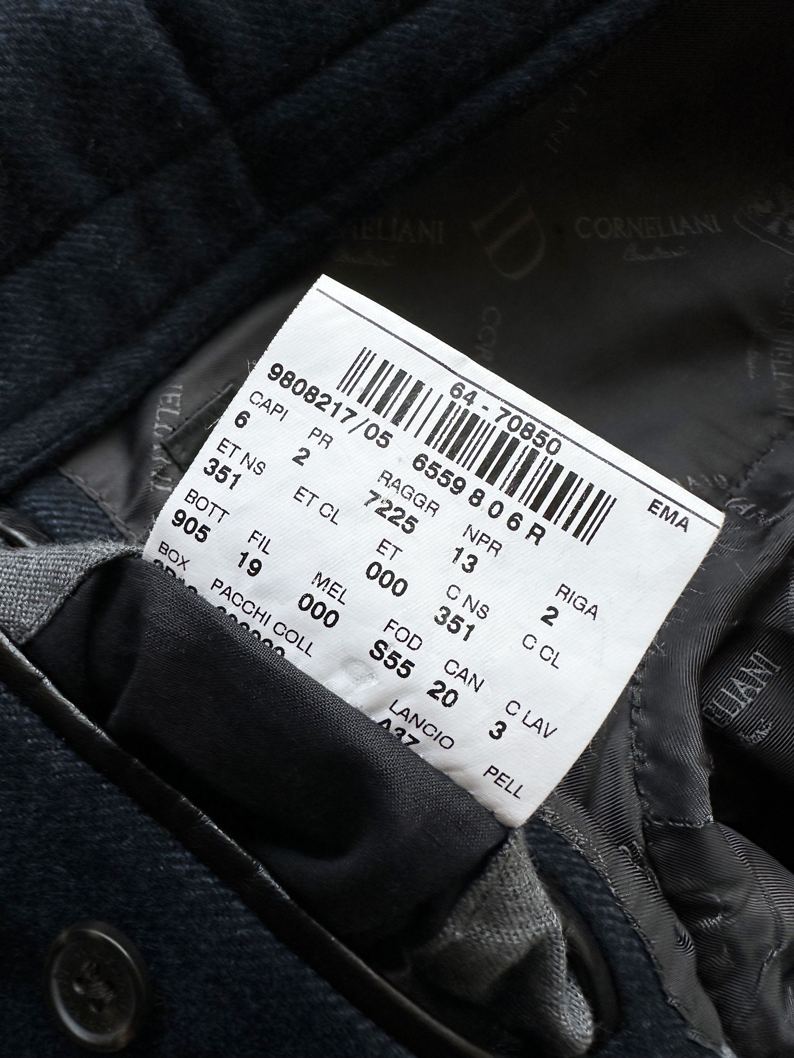 Corneliani Corneliani ID navy melange wool blazer jacket Size 50R - 11 Thumbnail