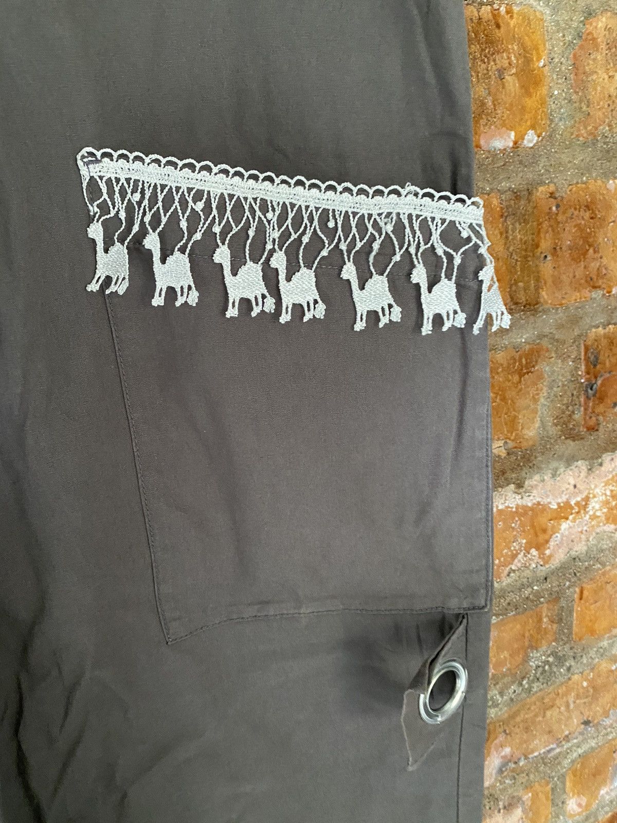 Issey Miyake × Ne-Net × mercibeaucoup ISSEY Miyake Ne-Net fringe Camel bush light Size US 30 / EU 46 - 8 Thumbnail