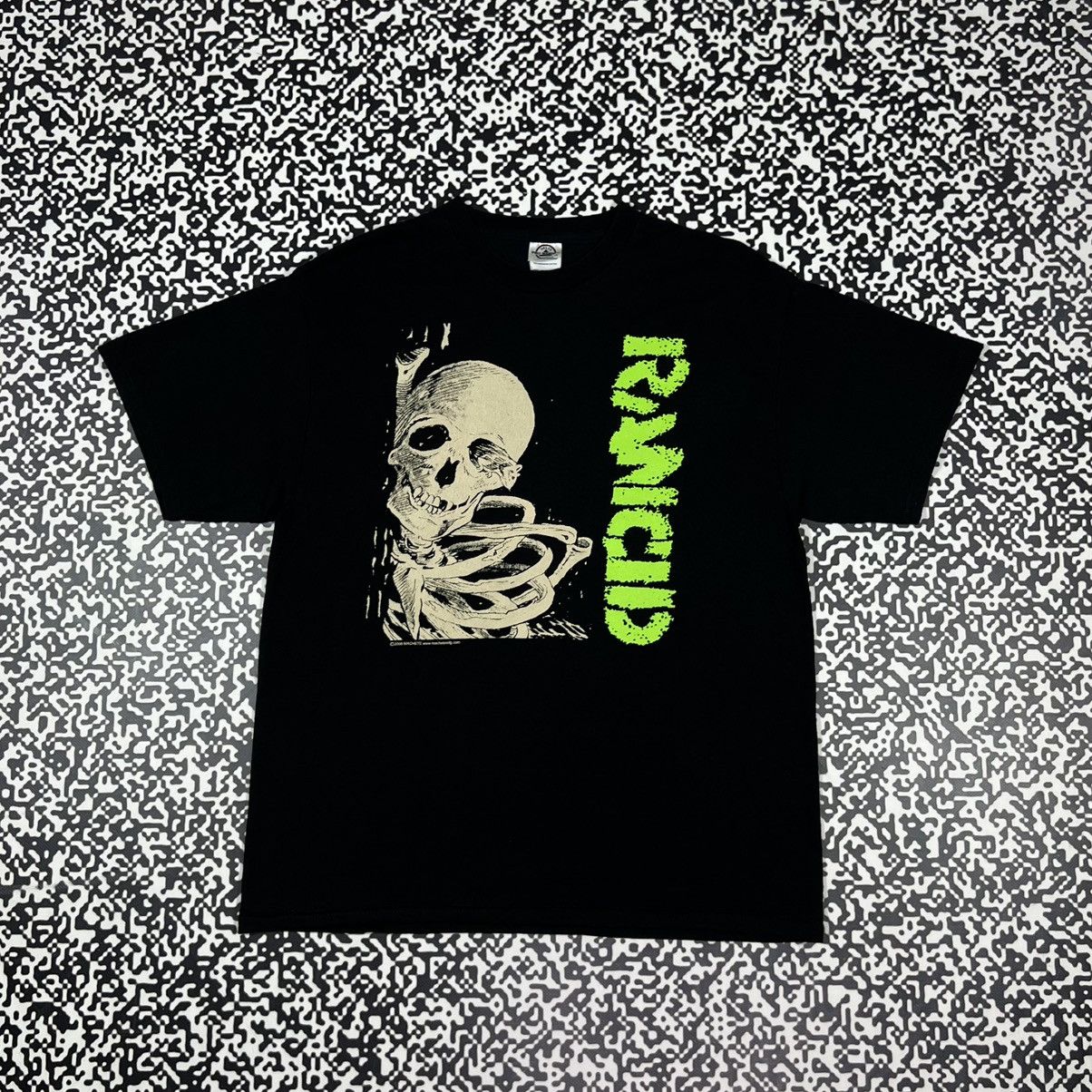 Band Tees Vintage 2006 Rancid Band Rock Skeleton Bones Logo T-shirt Size US L / EU 52-54 / 3 - 1 Thumbnail