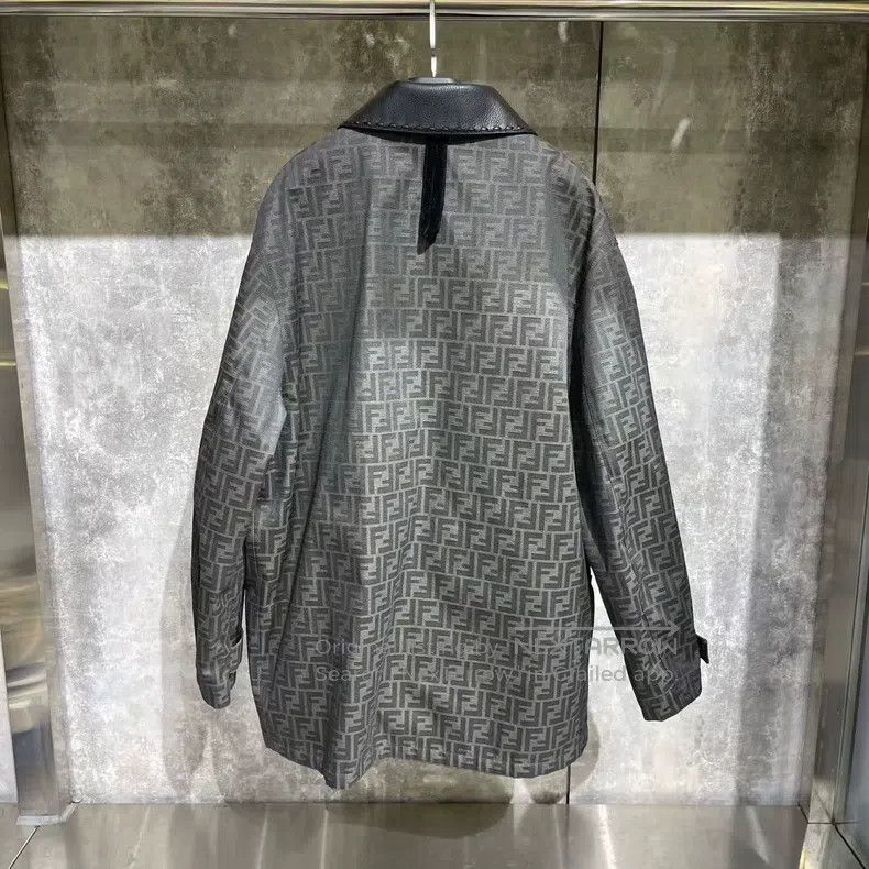 Fendi Fendi Full Print FF Logo Jacket Size US M / EU 48-50 / 2 - 2 Thumbnail
